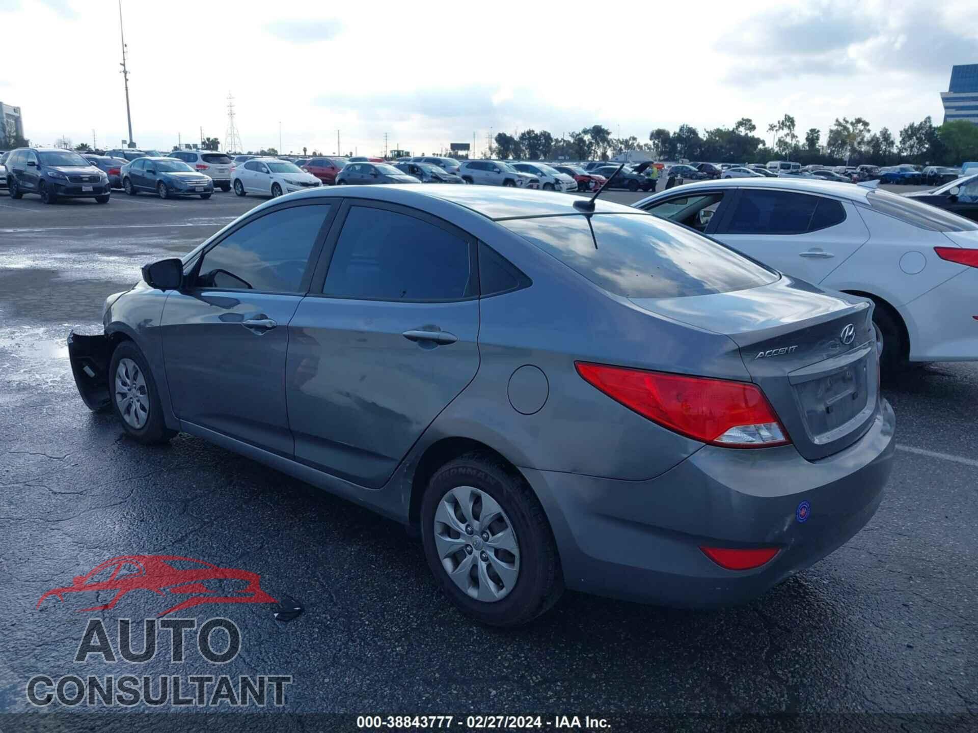 HYUNDAI ACCENT 2016 - KMHCT4AE7GU099081