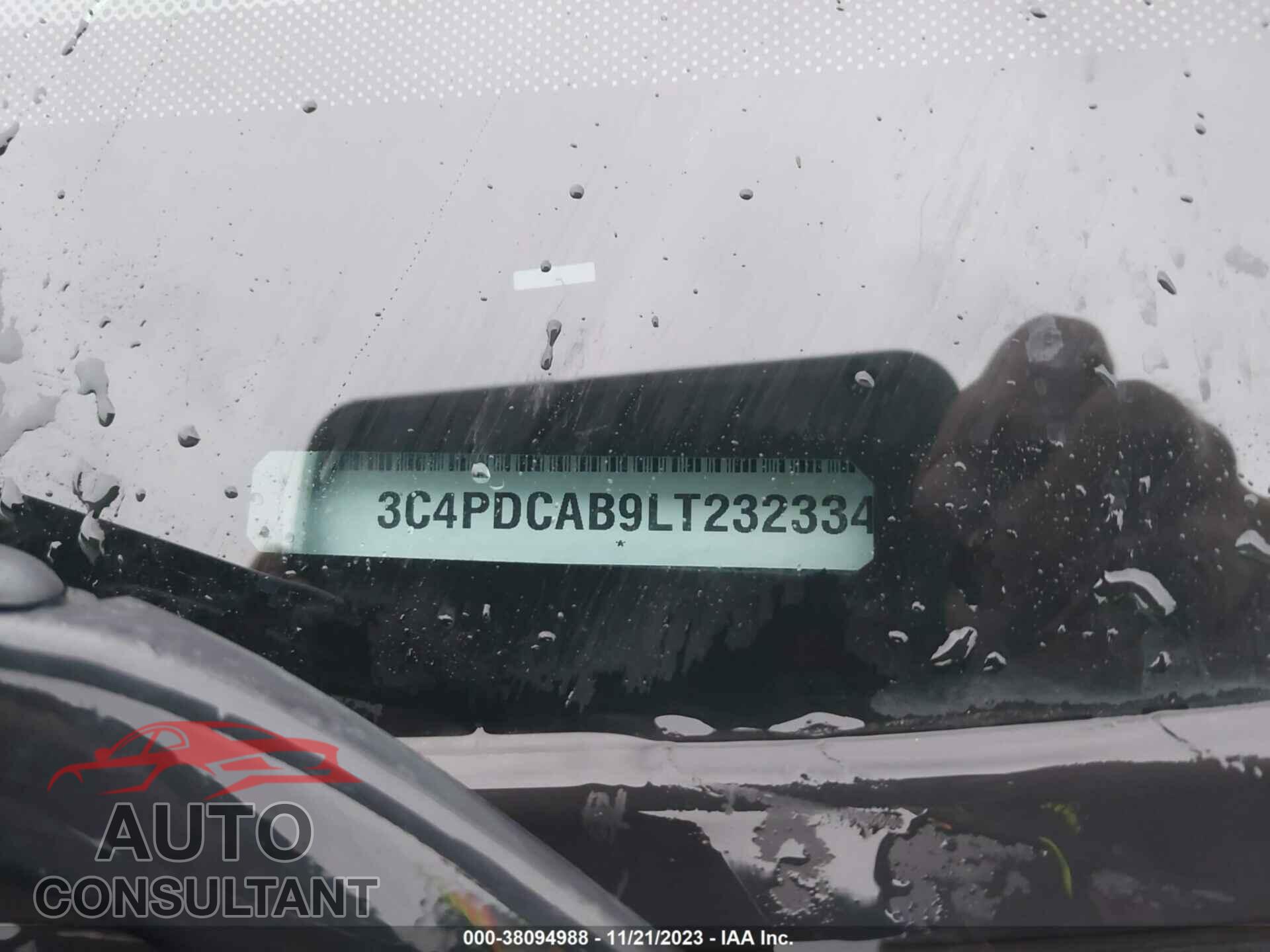 DODGE JOURNEY 2020 - 3C4PDCAB9LT232334