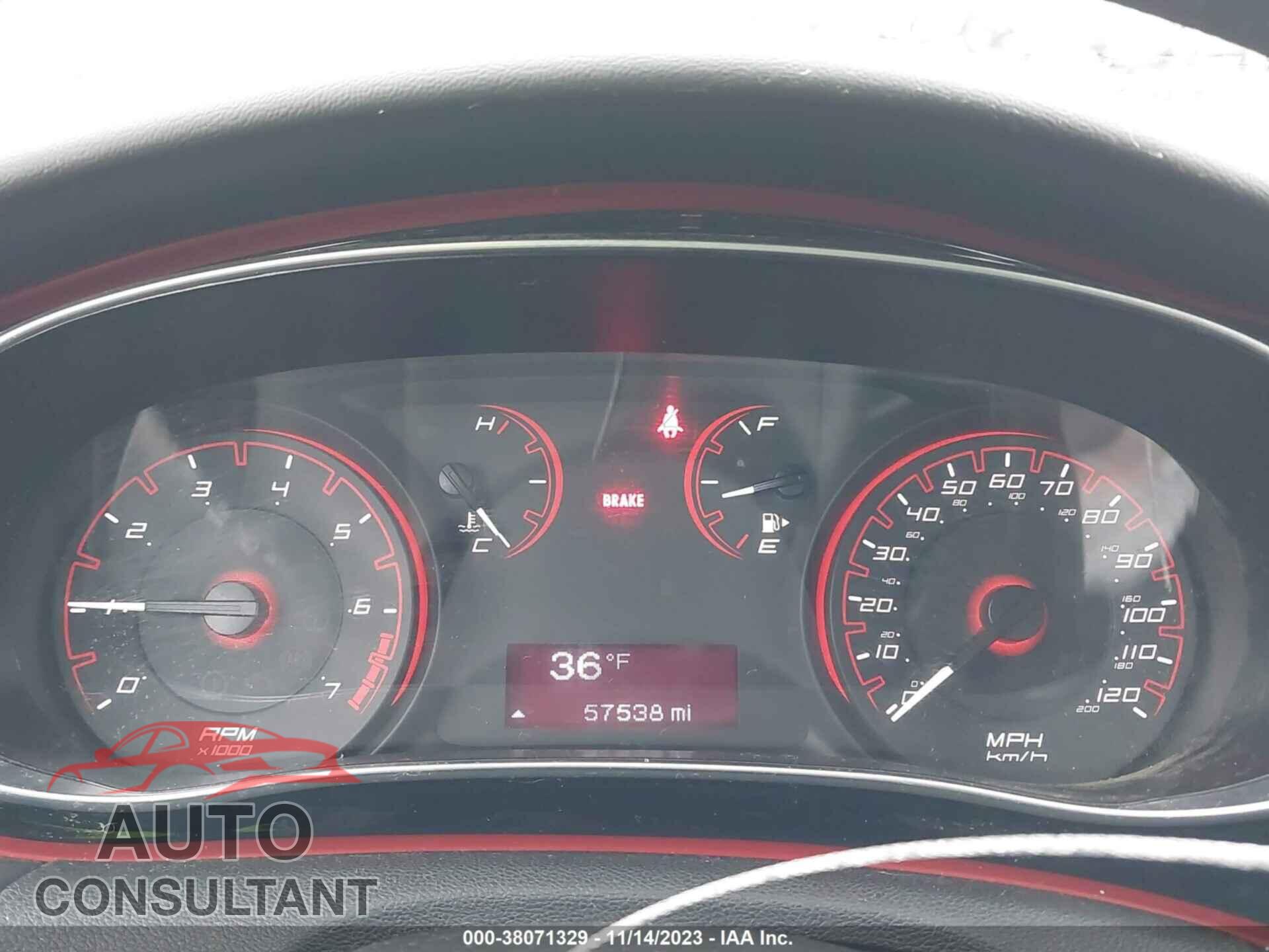 DODGE DART 2016 - 1C3CDFAA9GD578908