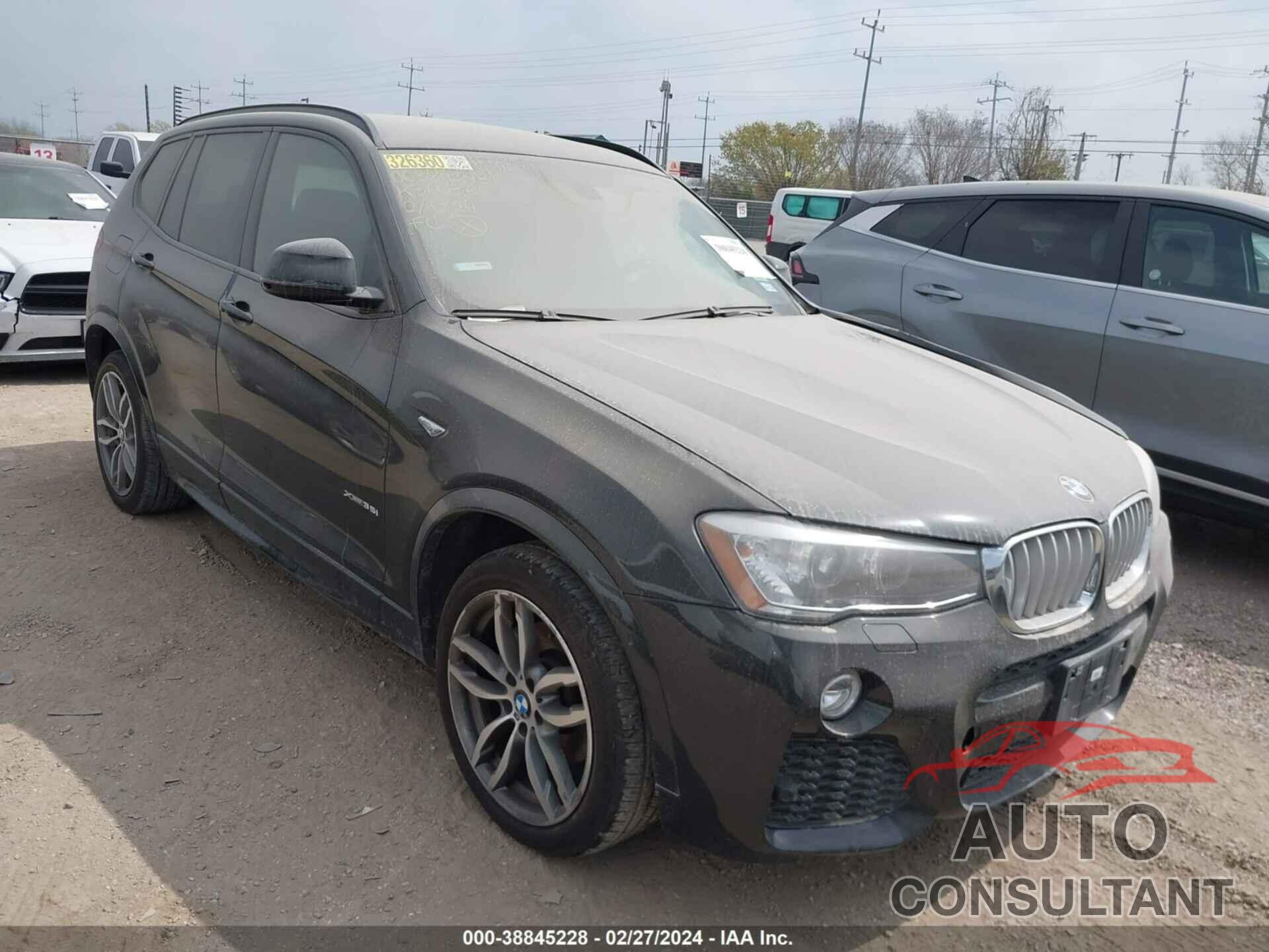 BMW X3 2016 - 5UXWX7C56G0K36036