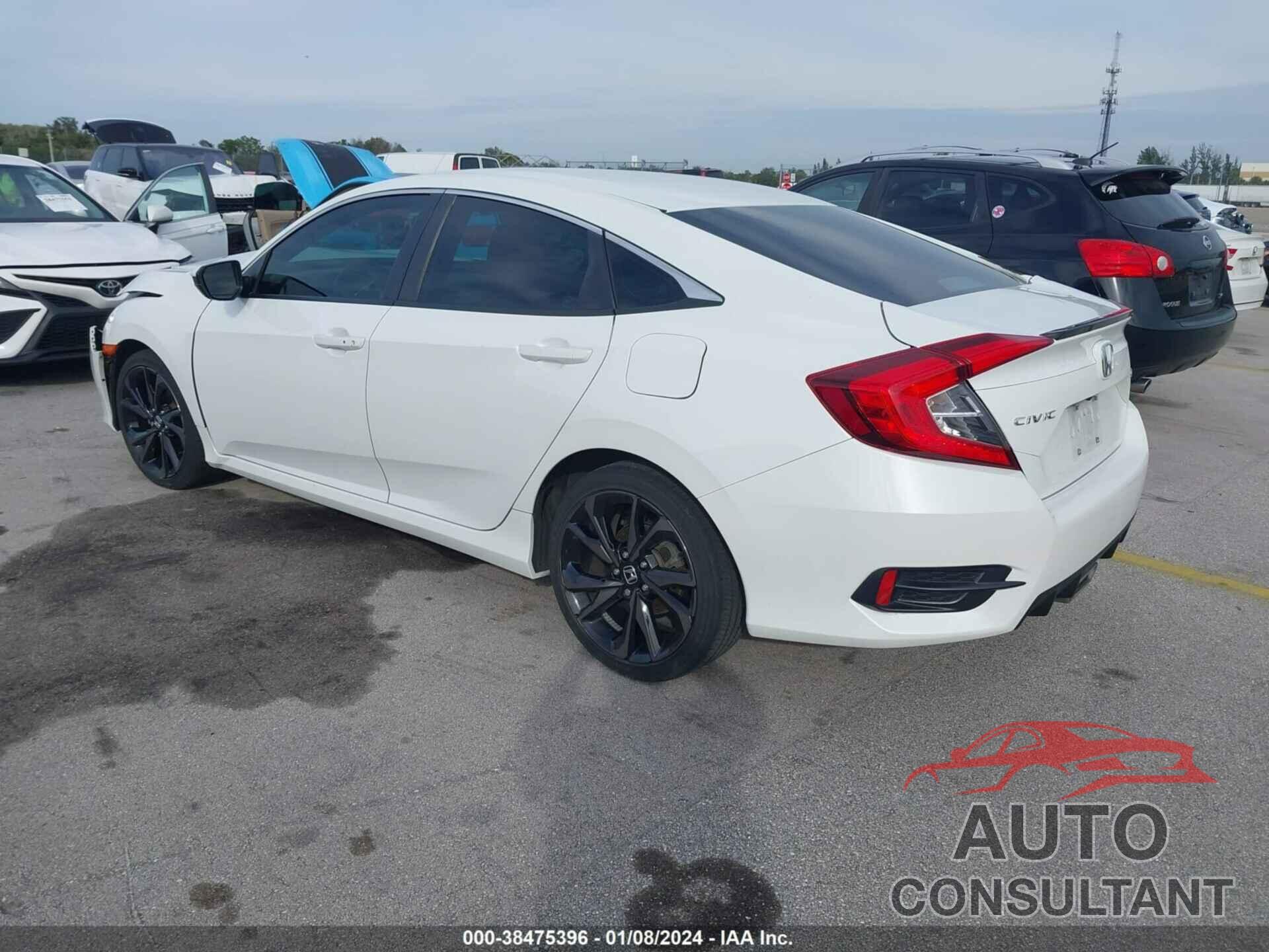 HONDA CIVIC 2020 - 19XFC2F88LE008210