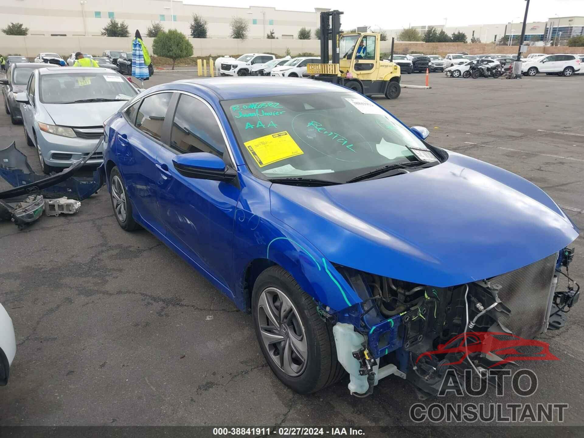 HONDA CIVIC 2019 - 2HGFC2F67KH531589