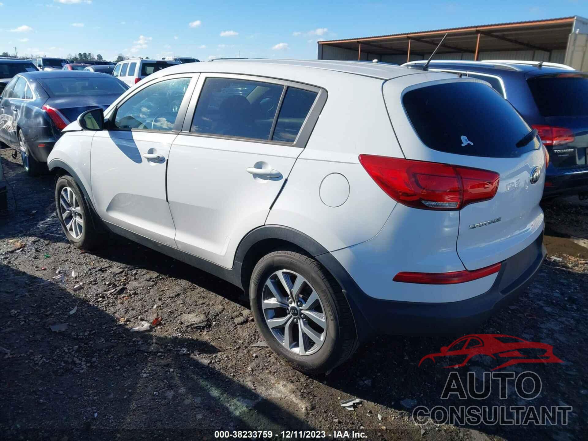 KIA SPORTAGE 2016 - KNDPB3AC5G7838271