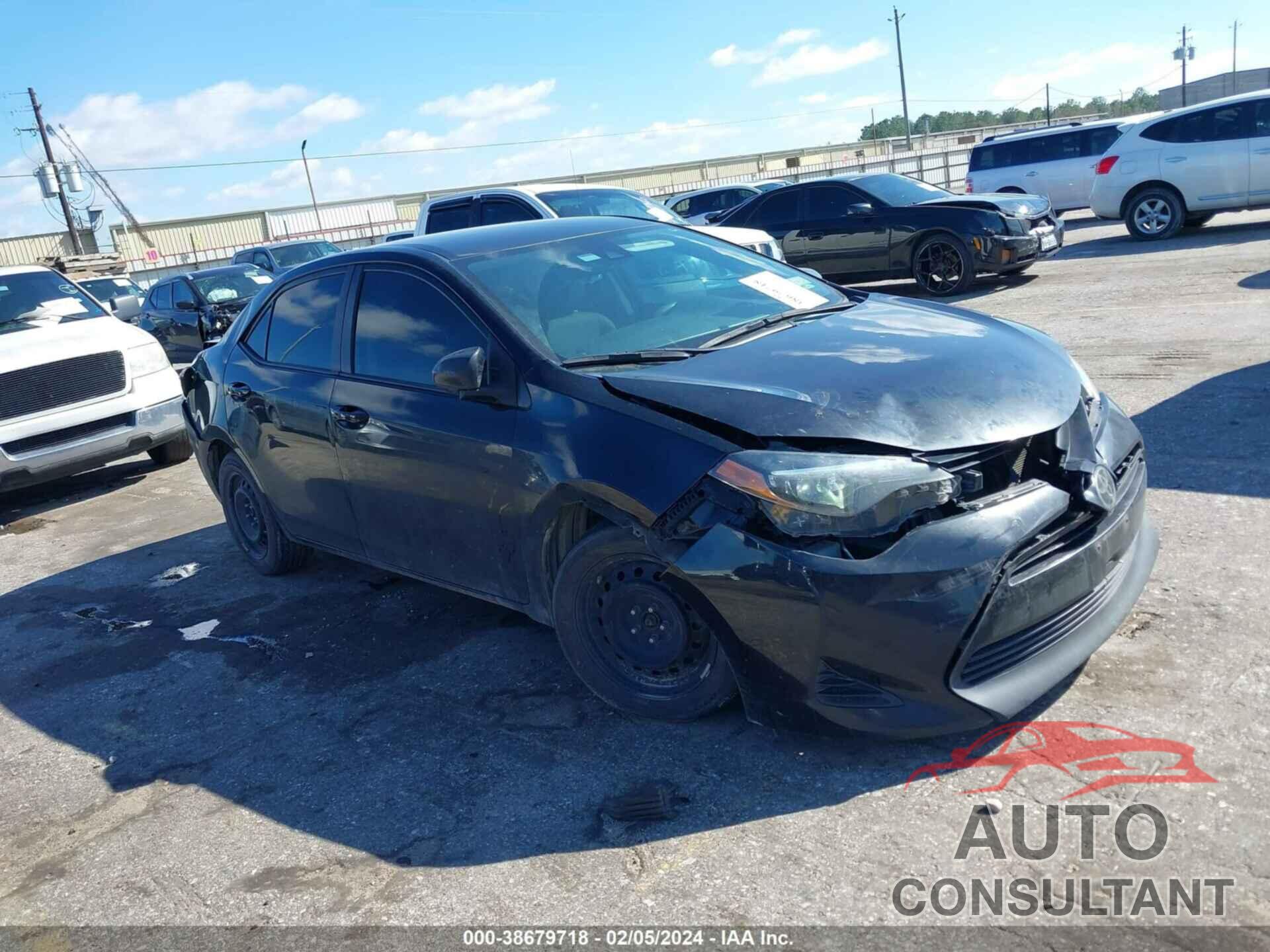 TOYOTA COROLLA 2019 - 2T1BURHE5KC229252