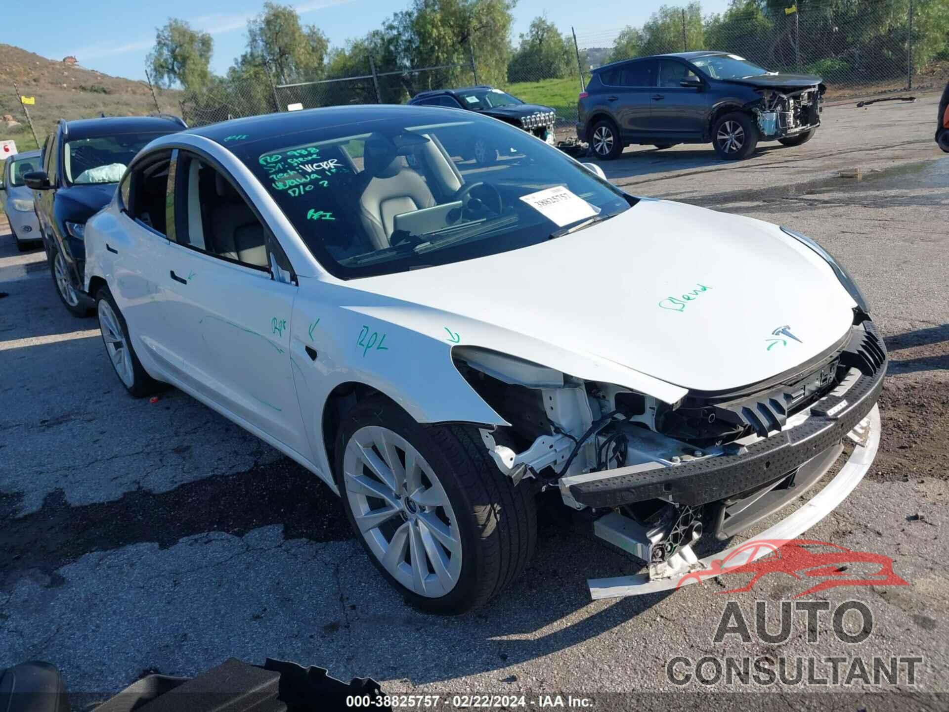 TESLA MODEL 3 2022 - 5YJ3E1EA9NF296697
