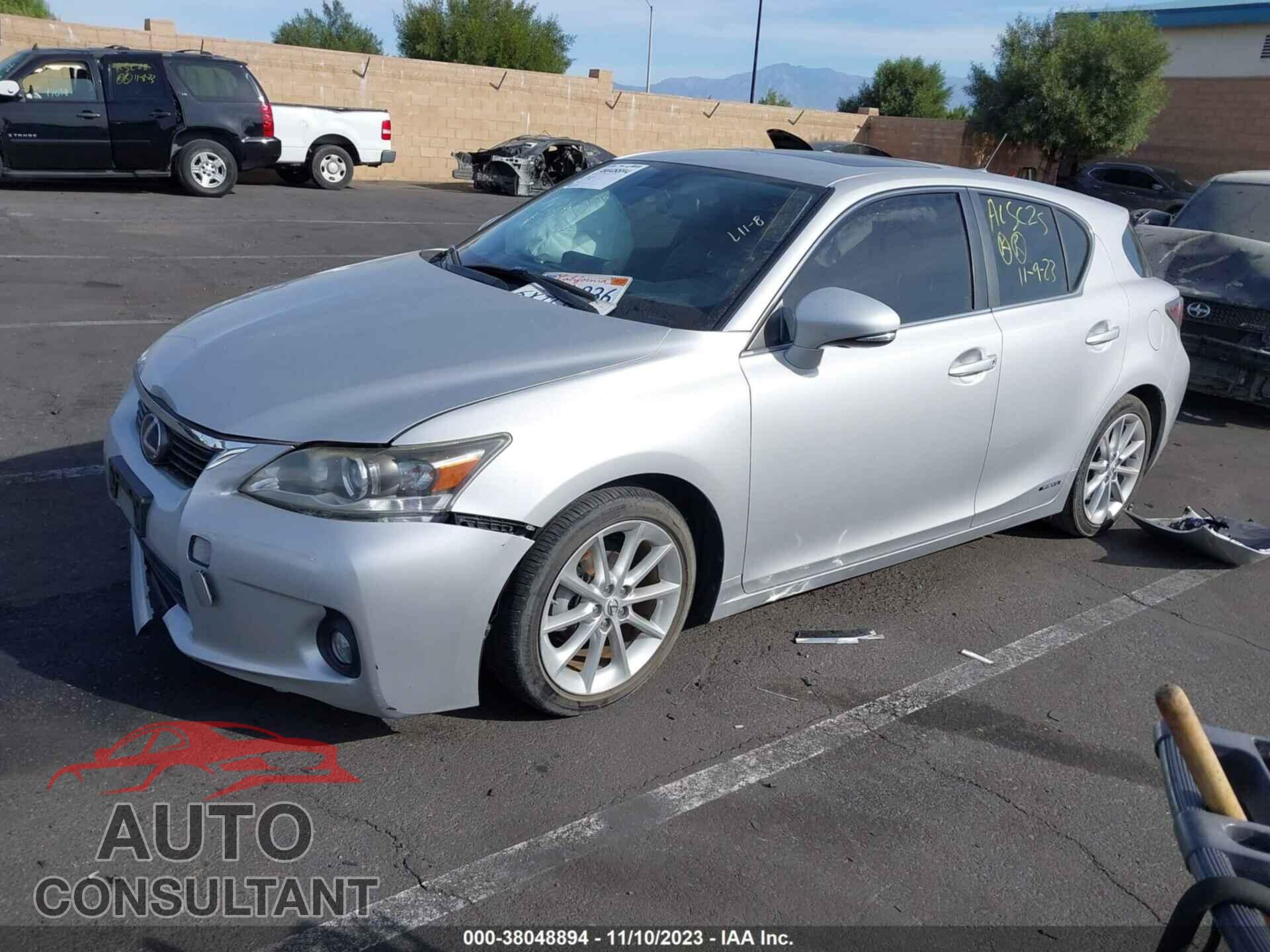 LEXUS CT 200H 2012 - JTHKD5BH7C2118759