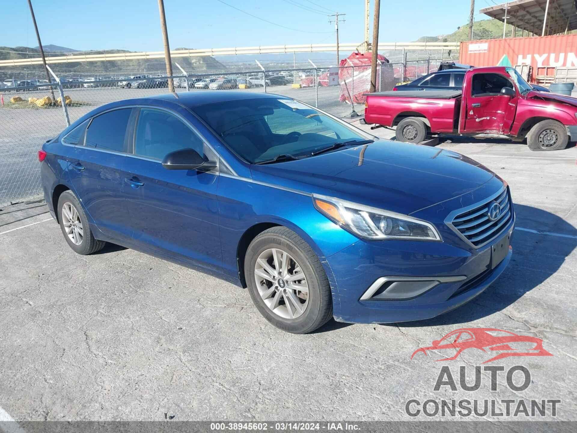 HYUNDAI SONATA 2017 - 5NPE24AFXHH473509