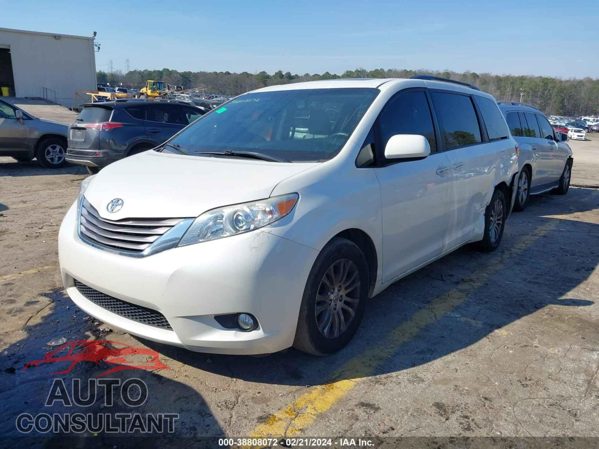 TOYOTA SIENNA 2017 - 5TDYZ3DC0HS783456