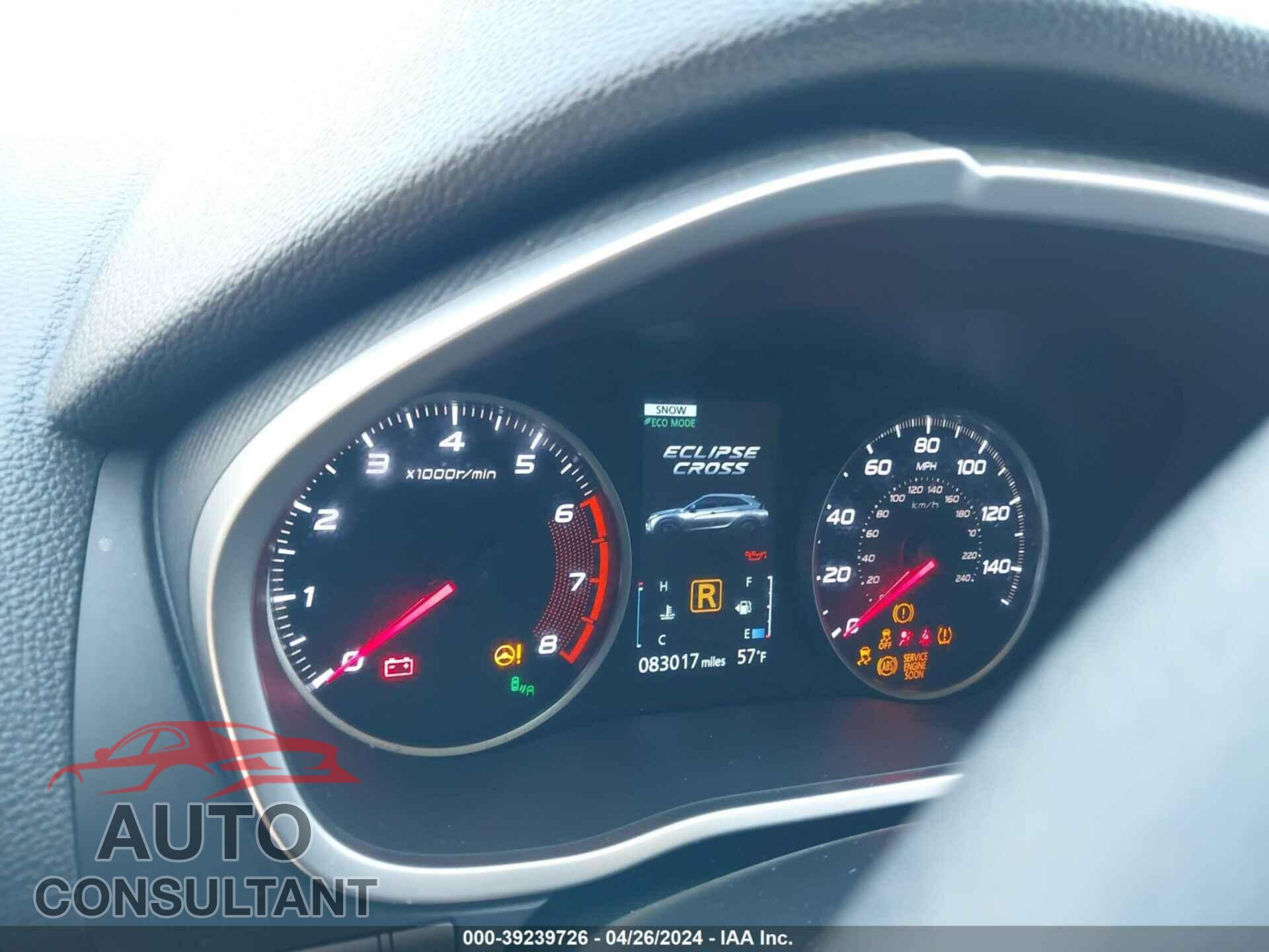 MITSUBISHI ECLIPSE CROSS 2018 - JA4AT5AA6JZ169587