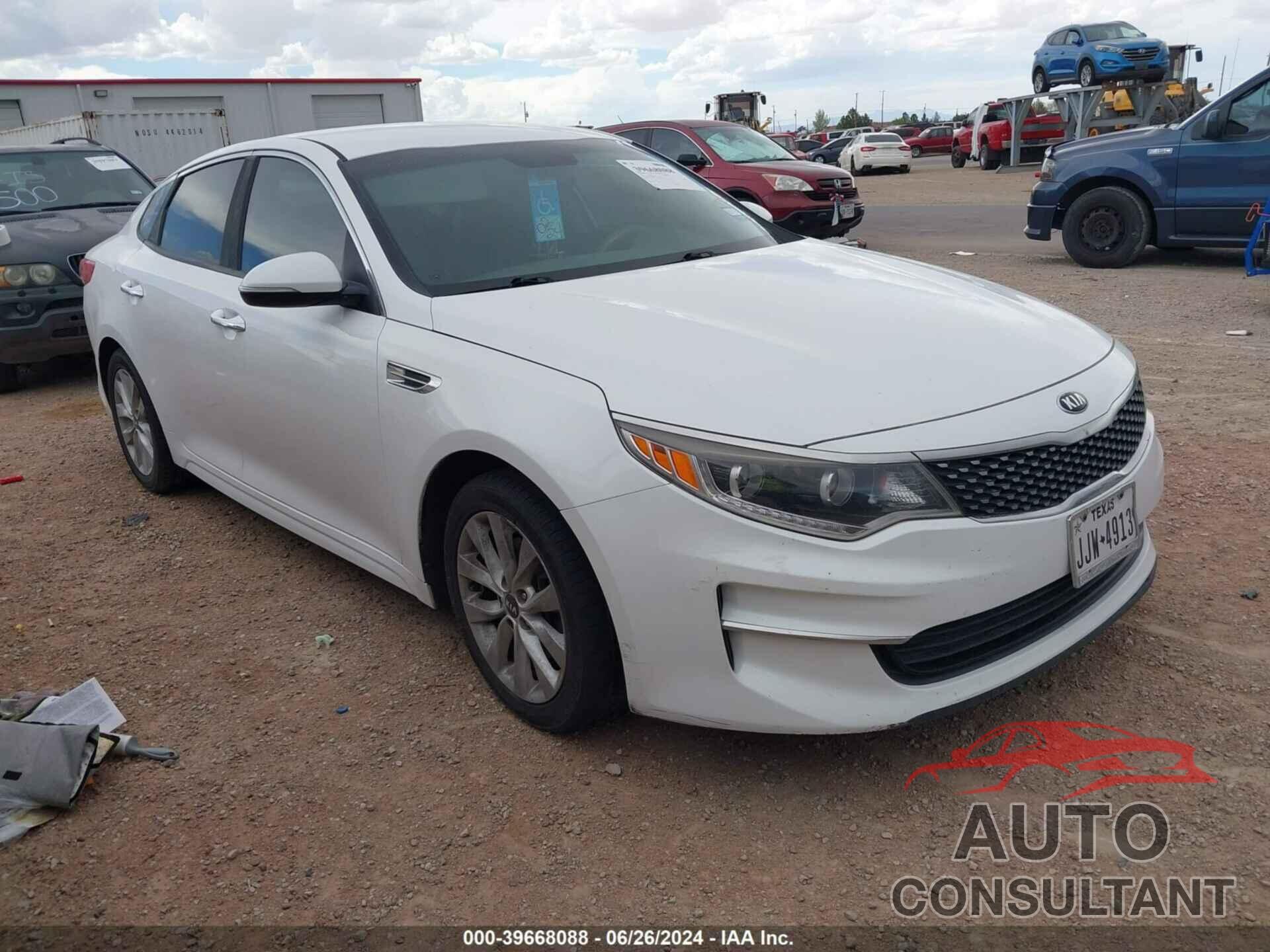 KIA OPTIMA 2016 - 5XXGU4L32GG046485