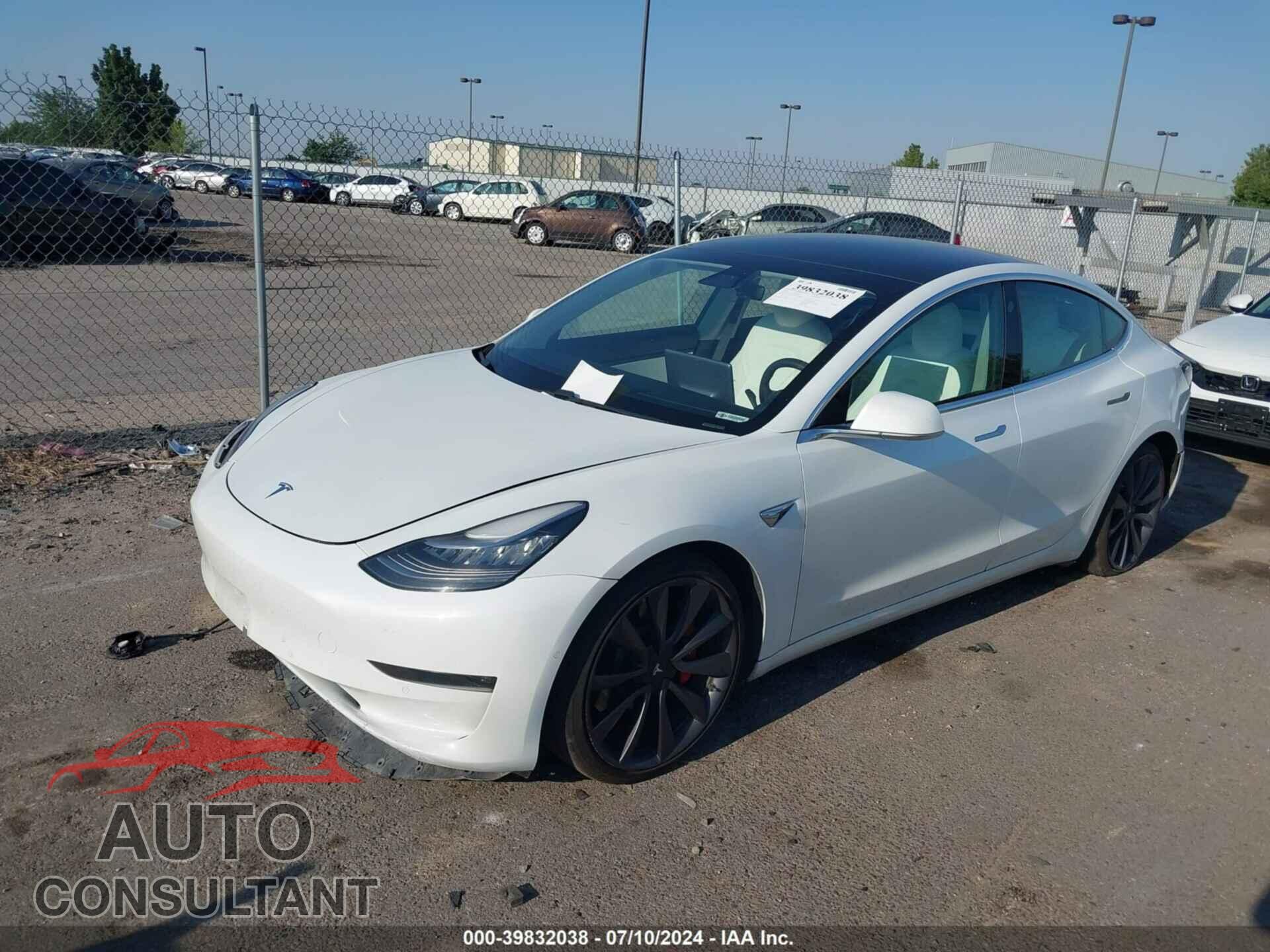 TESLA MODEL 3 2020 - 5YJ3E1EC9LF791996