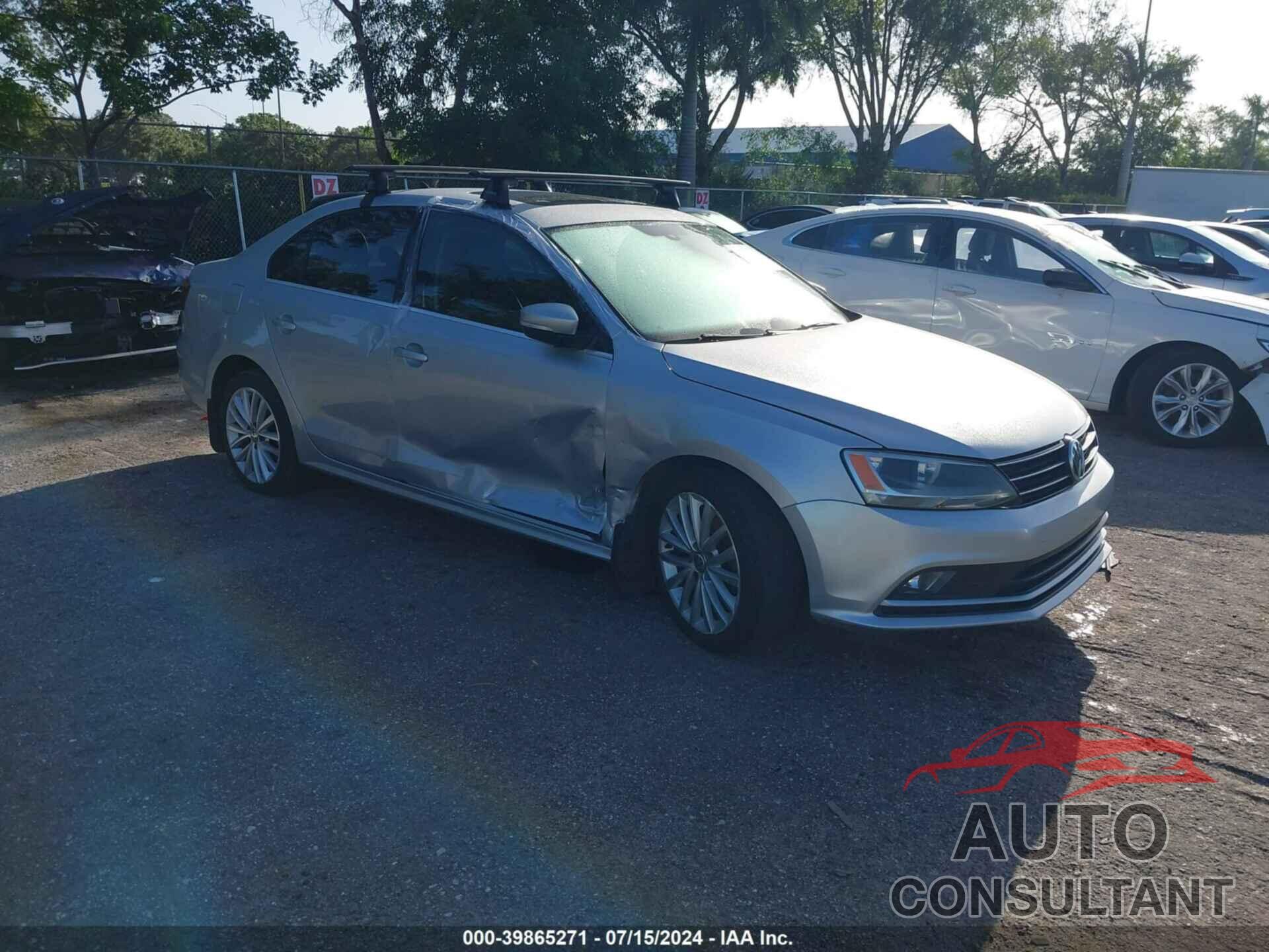 VOLKSWAGEN JETTA 2016 - 3VWL07AJ2GM224632