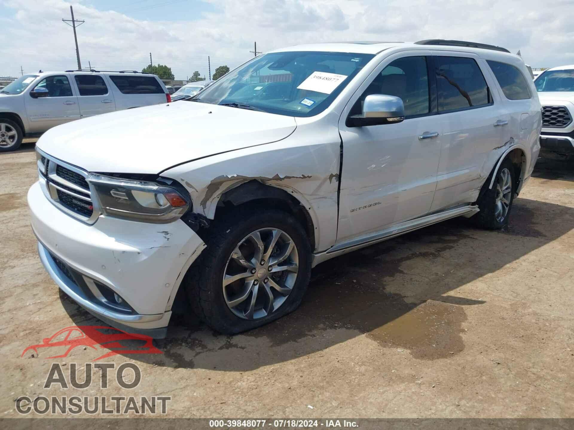 DODGE DURANGO 2018 - 1C4SDJET3JC398004