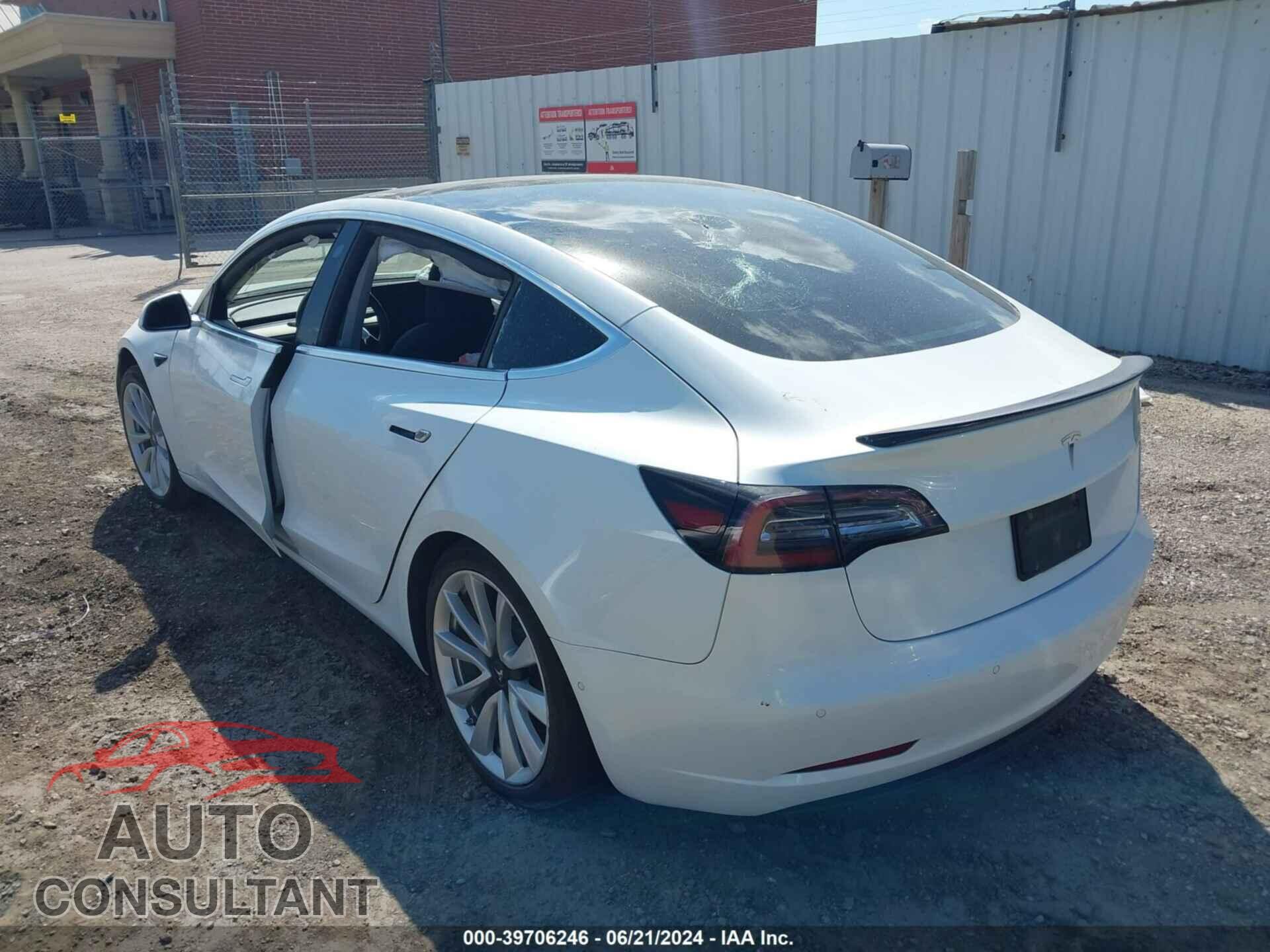 TESLA MODEL 3 2019 - 5YJ3E1EA8KF323609
