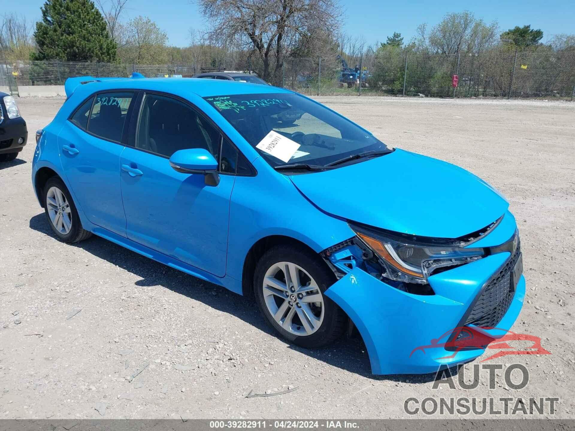 TOYOTA COROLLA 2020 - JTND4RBE3L3083358