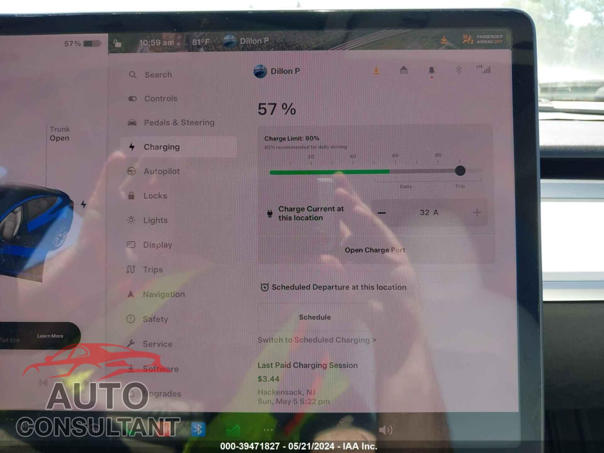 TESLA MODEL 3 2021 - 5YJ3E1EA9MF030059