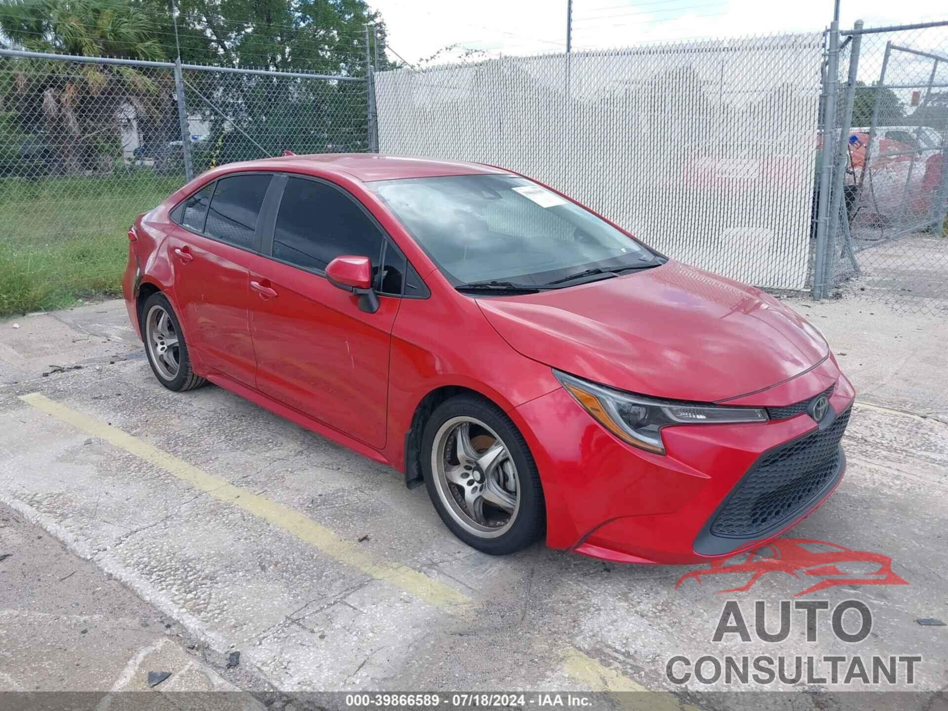 TOYOTA COROLLA 2020 - 5YFEPRAE3LP077357