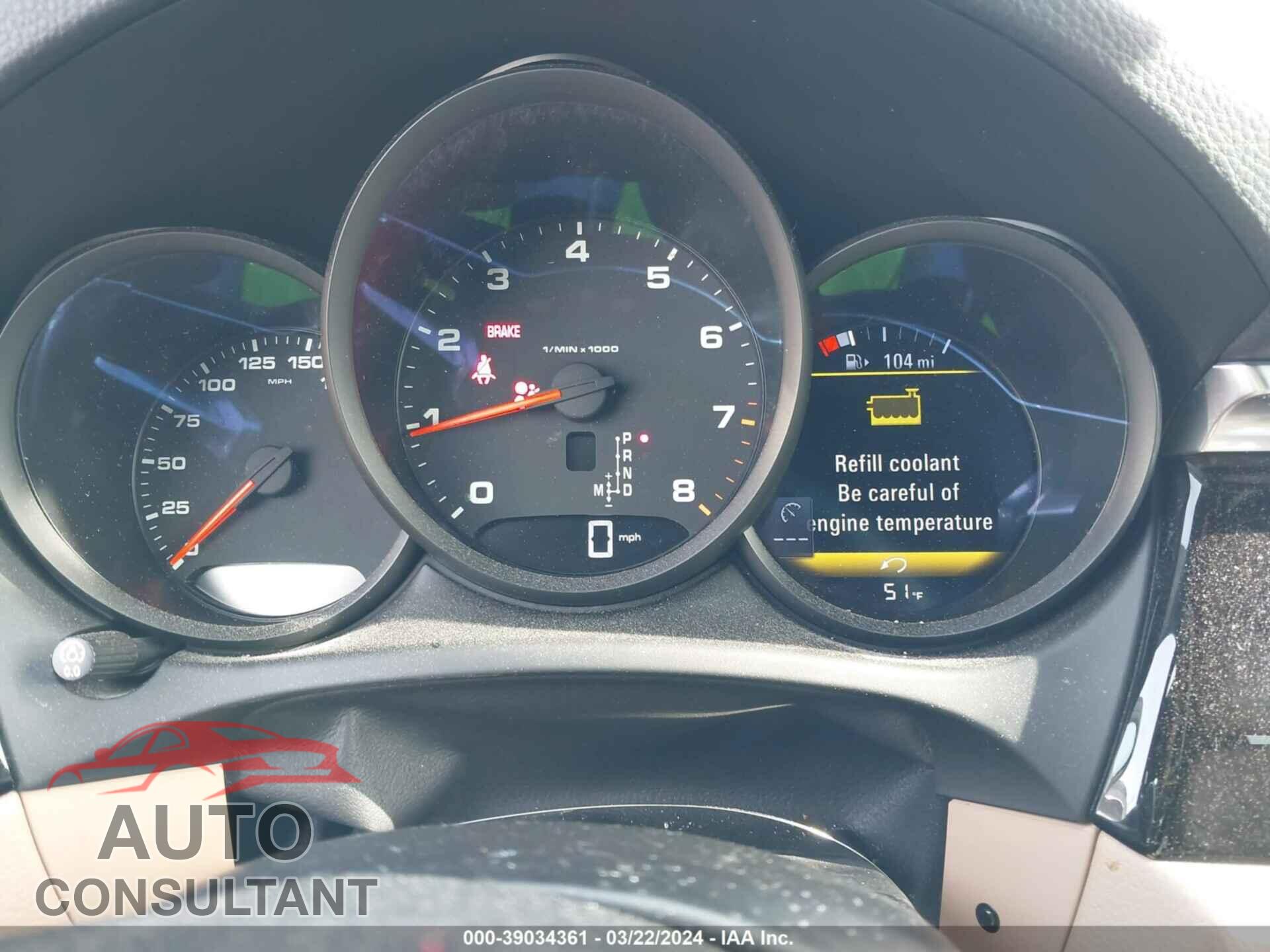 PORSCHE MACAN 2020 - WP1AA2A52LLB01033