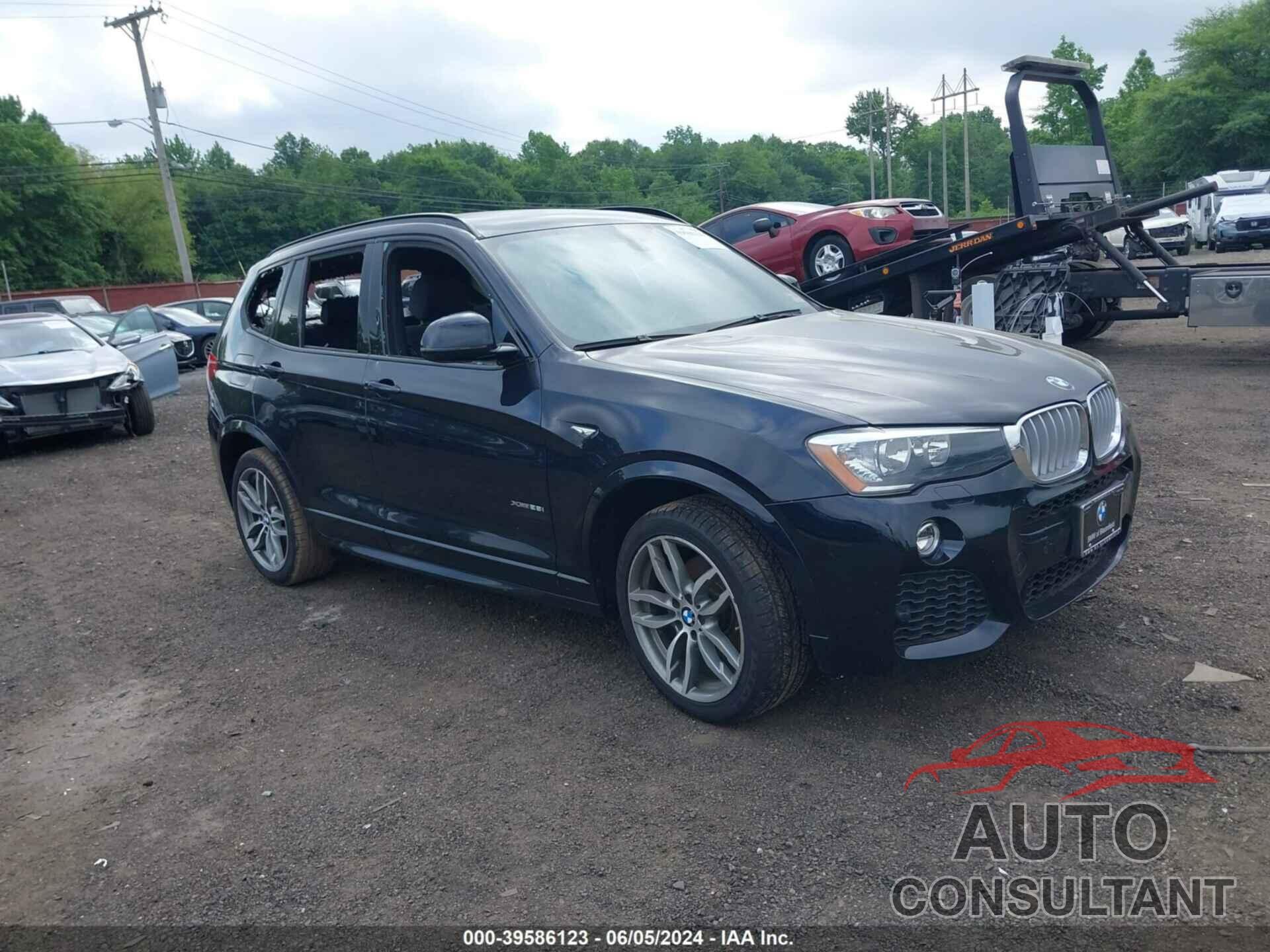 BMW X3 2016 - 5UXWX9C56G0D89885