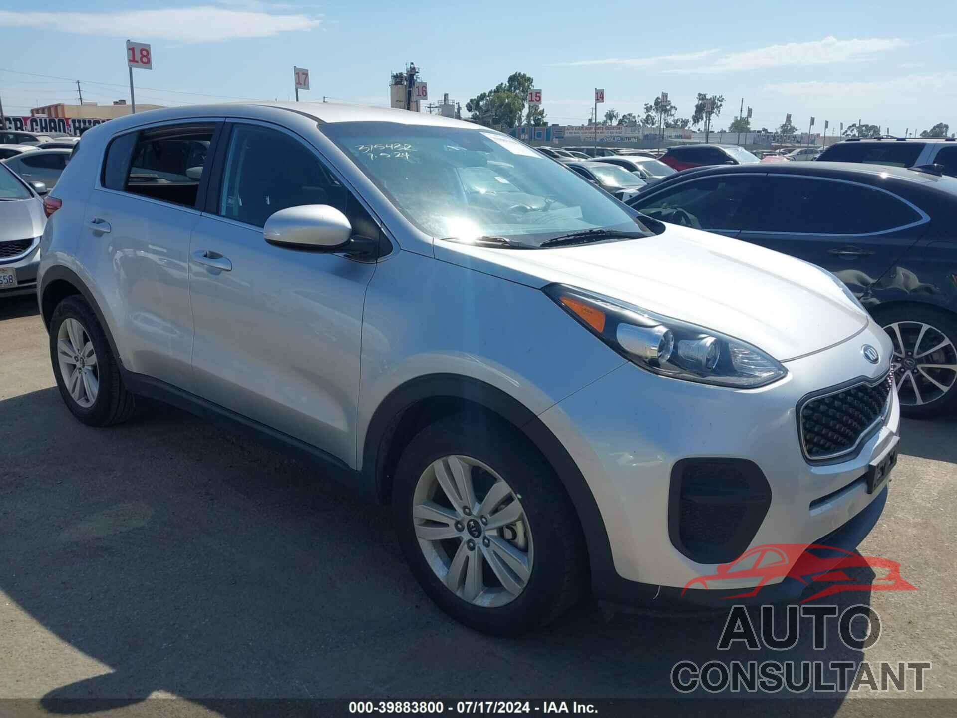 KIA SPORTAGE 2019 - KNDPM3AC1K7619200