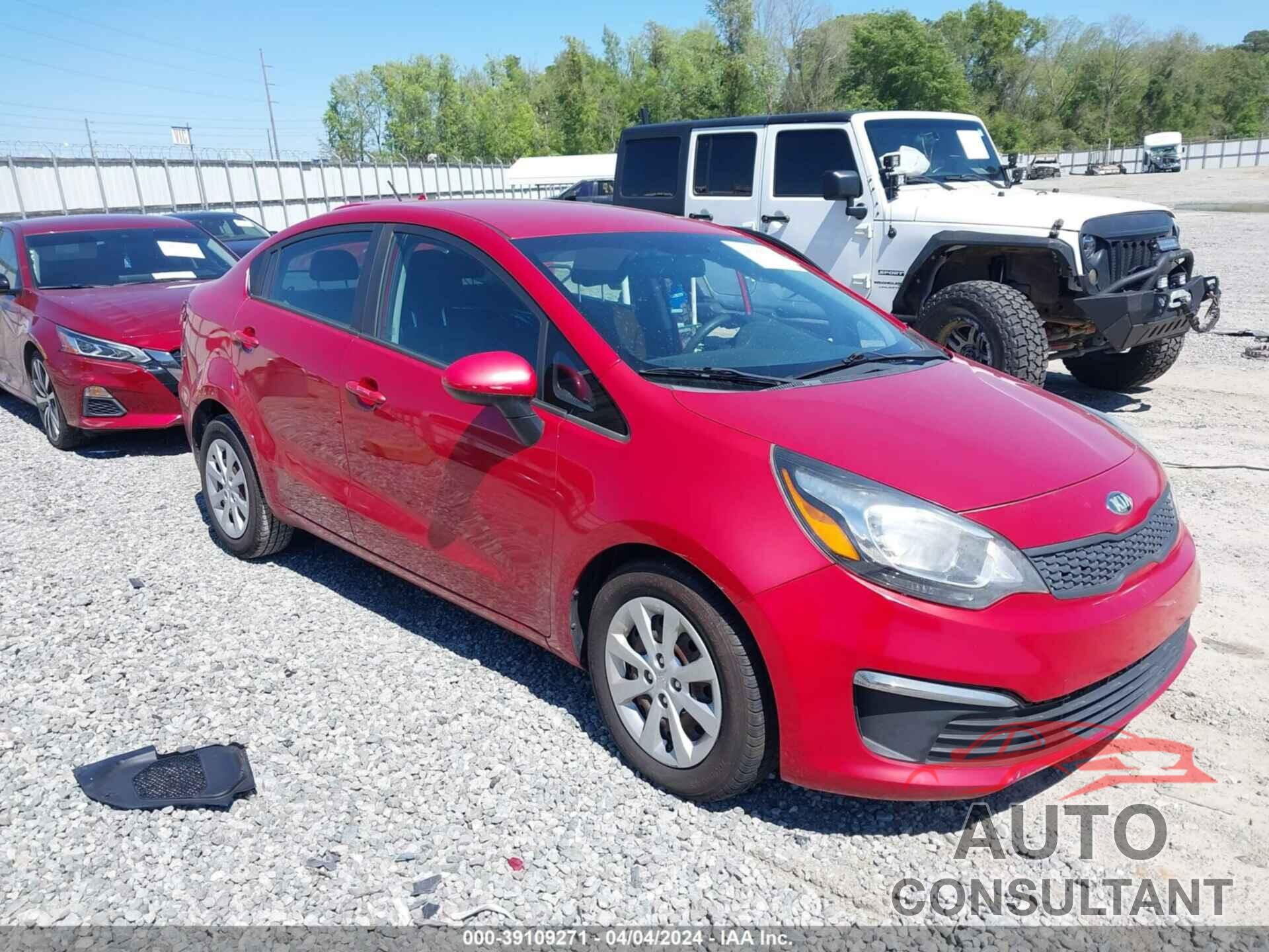 KIA RIO 2017 - KNADM4A30H6006313