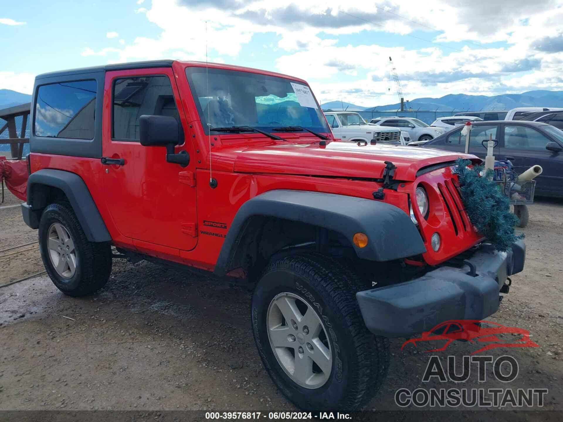 JEEP WRANGLER 2017 - 1C4AJWAG0HL727438