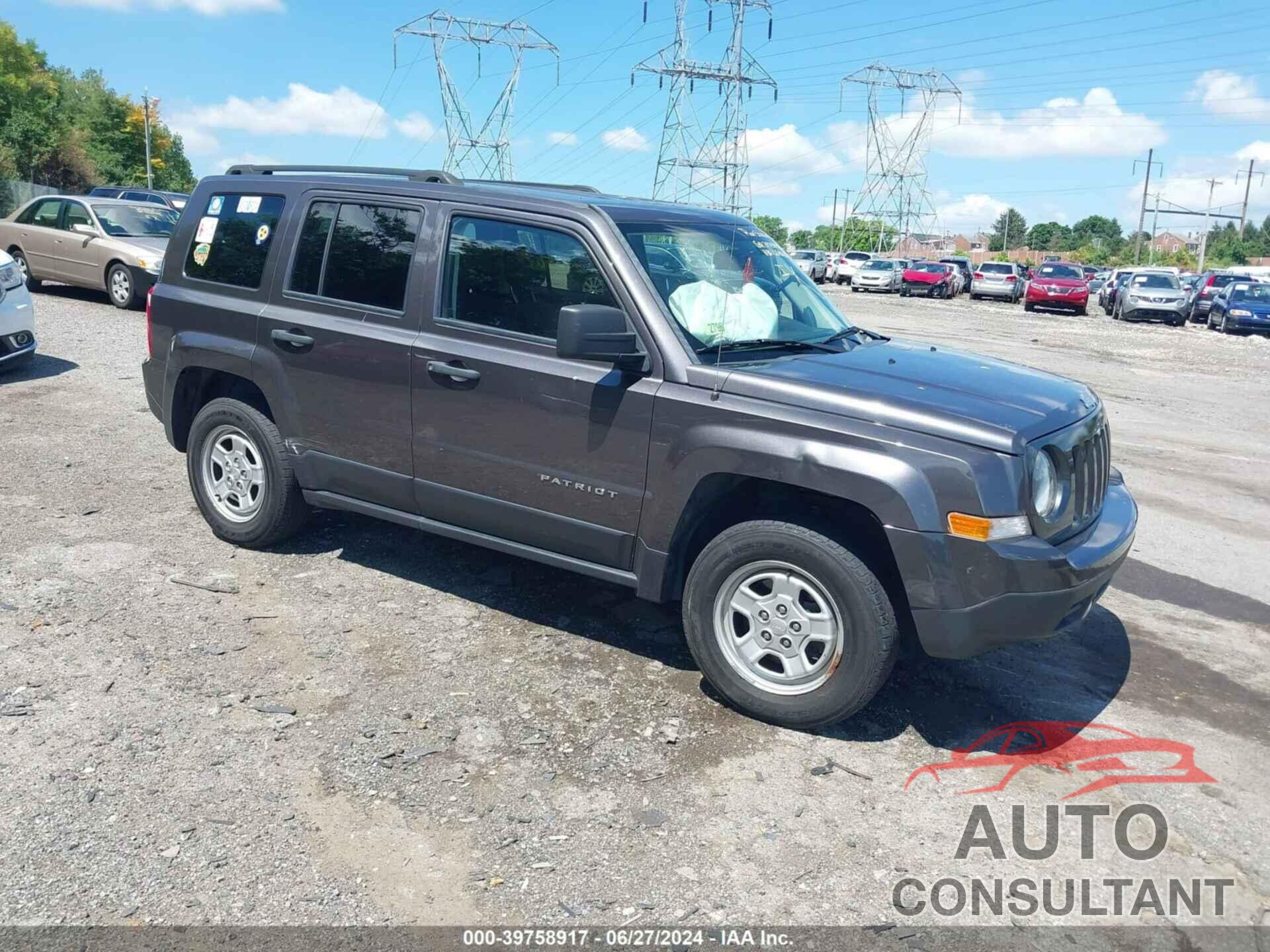 JEEP PATRIOT 2016 - 1C4NJRBBXGD654660