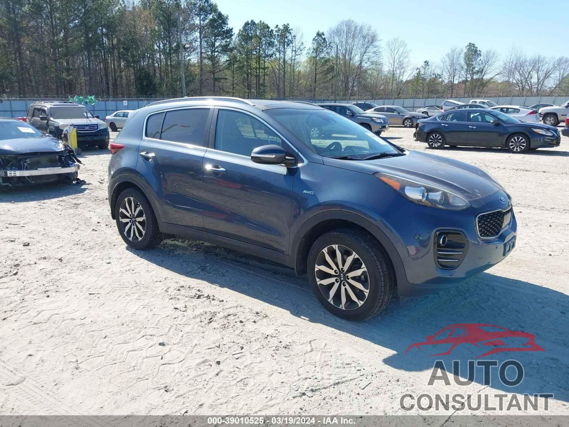 KIA SPORTAGE 2017 - KNDPNCAC6H7175155