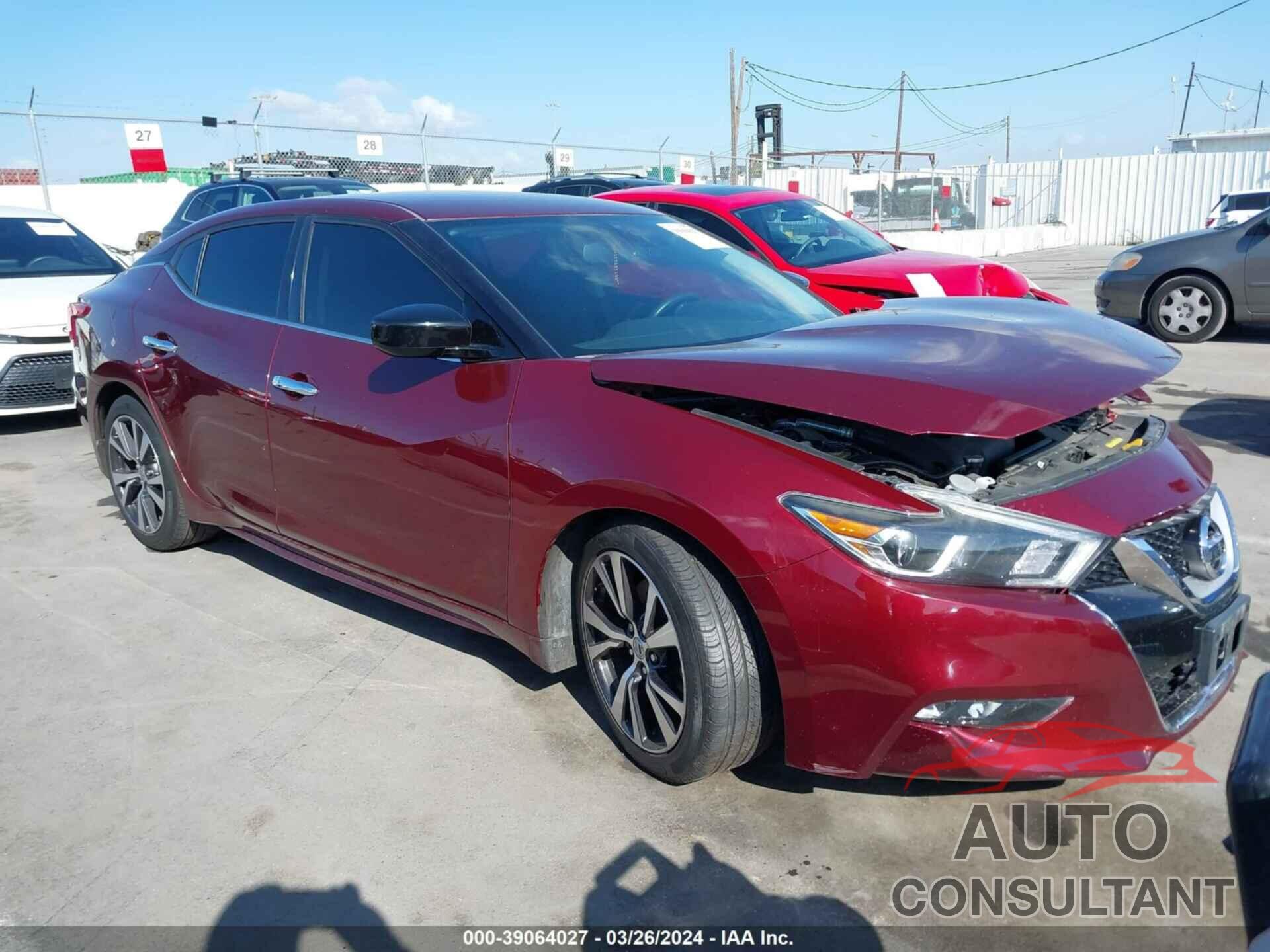 NISSAN MAXIMA 2017 - 1N4AA6AP0HC361874