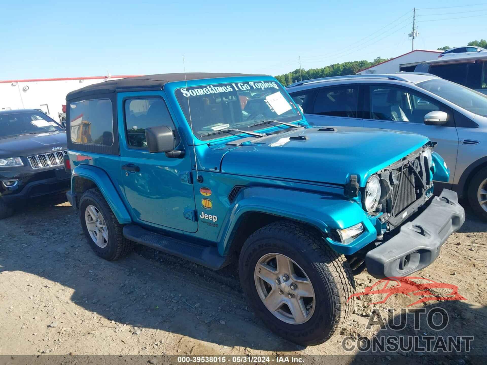 JEEP WRANGLER 2020 - 1C4GJXAG8LW144204