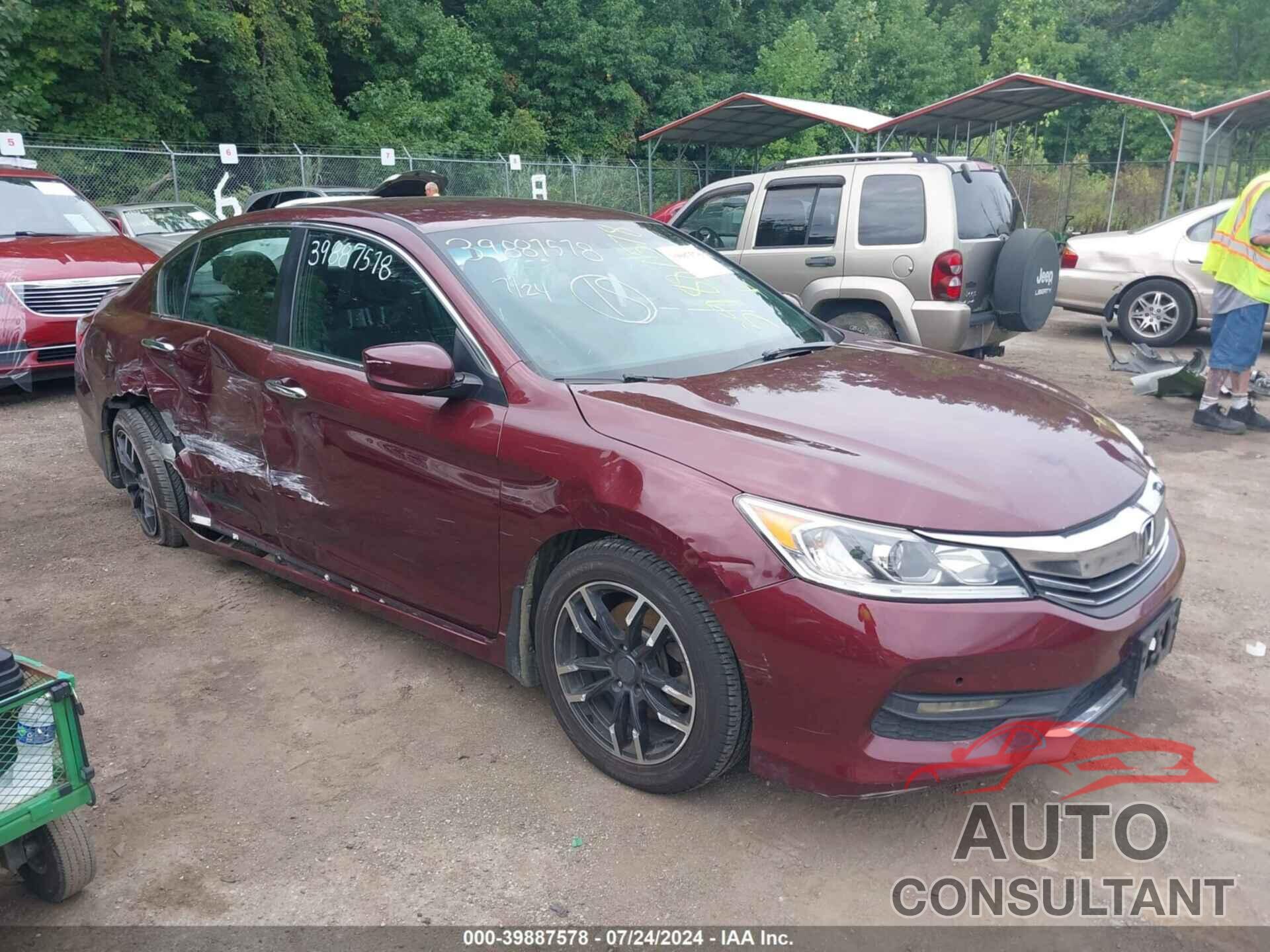 HONDA ACCORD 2016 - 1HGCR2F58GA213673