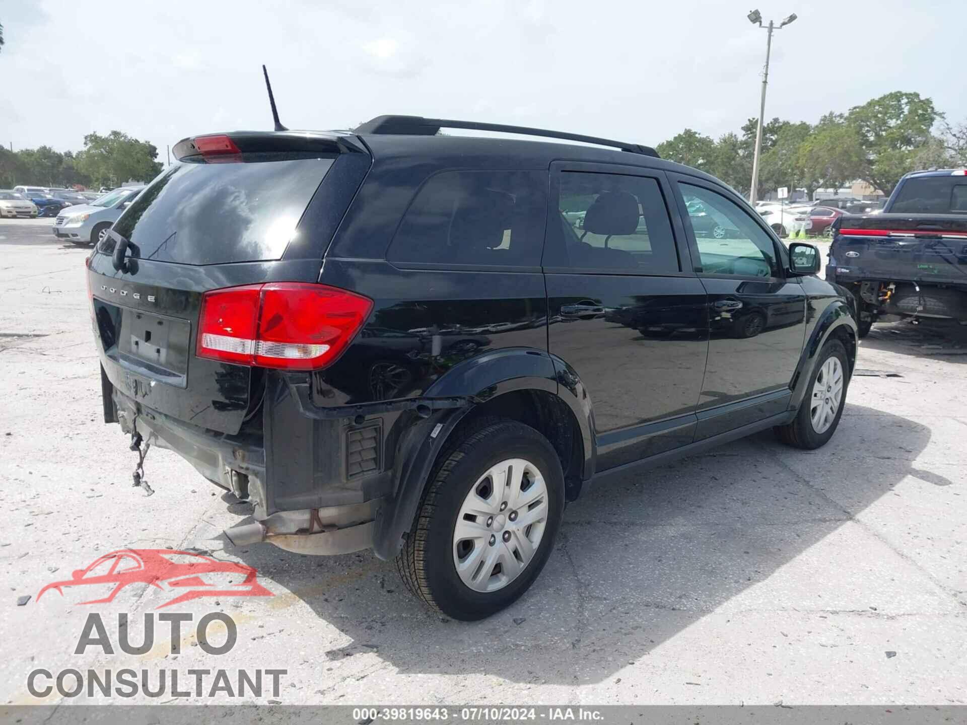 DODGE JOURNEY 2019 - 3C4PDCBB6KT870697