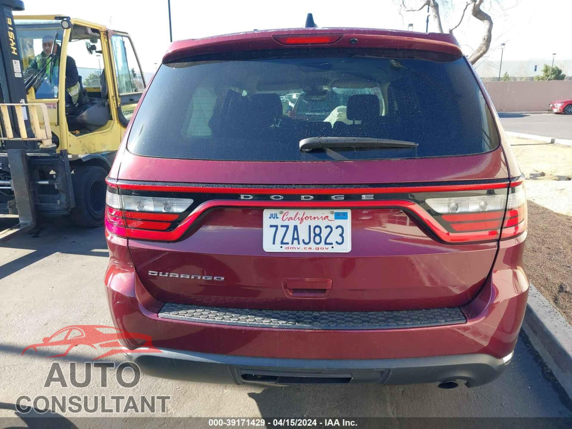 DODGE DURANGO 2017 - 1C4RDHAG3HC883527