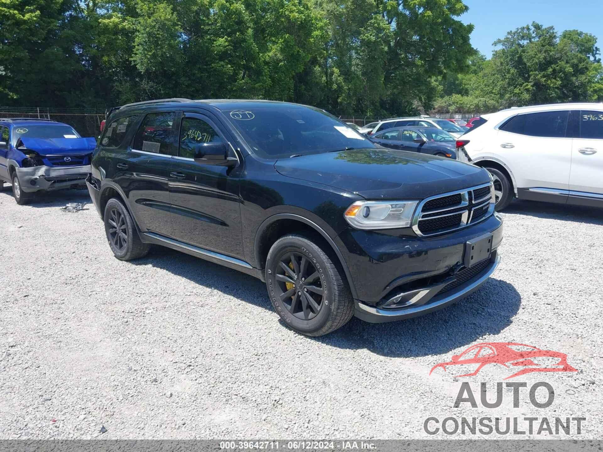 DODGE DURANGO 2017 - 1C4RDJAG8HC921583