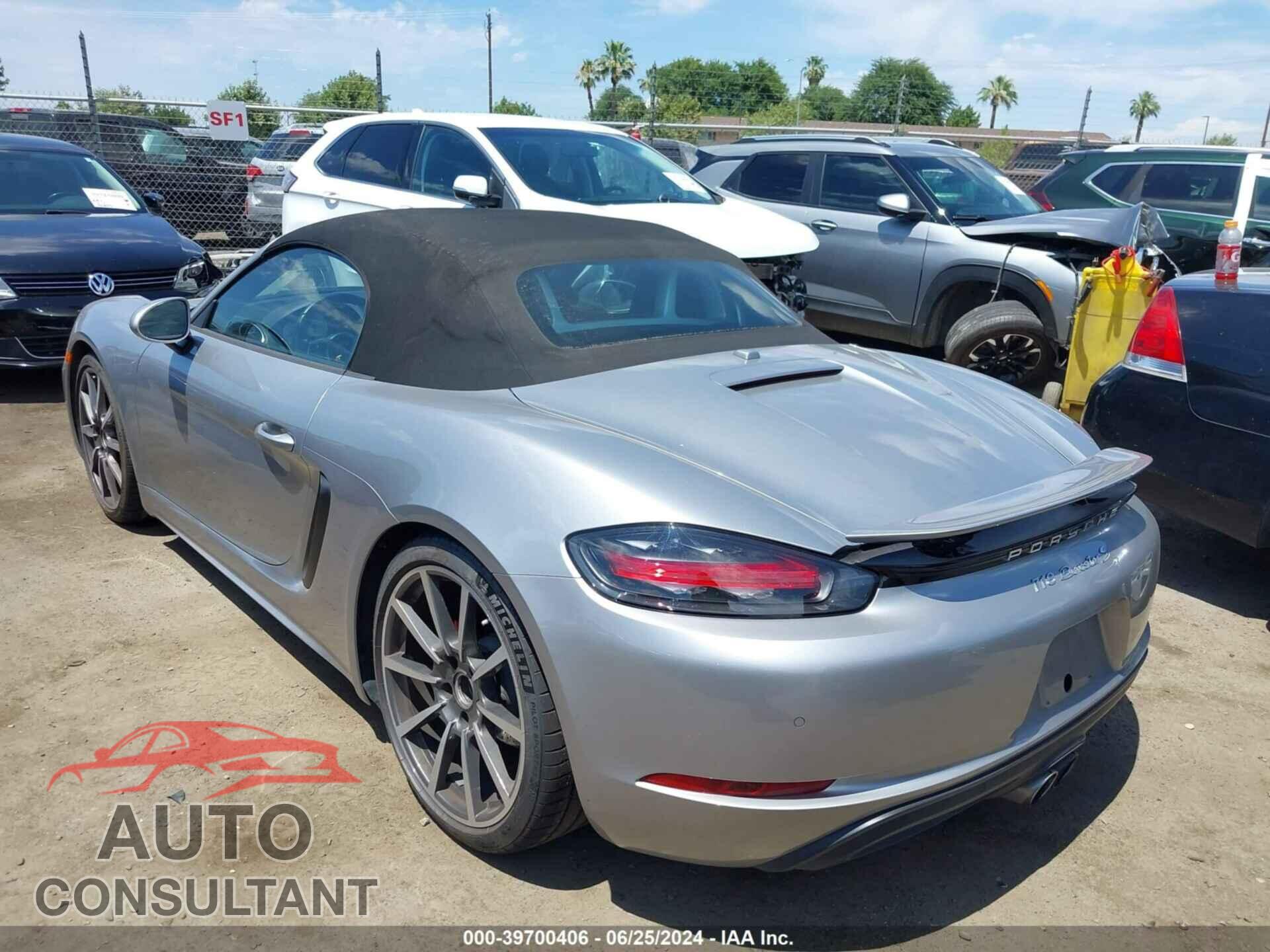 PORSCHE 718 BOXSTER 2017 - WP0CB2A86HS241374