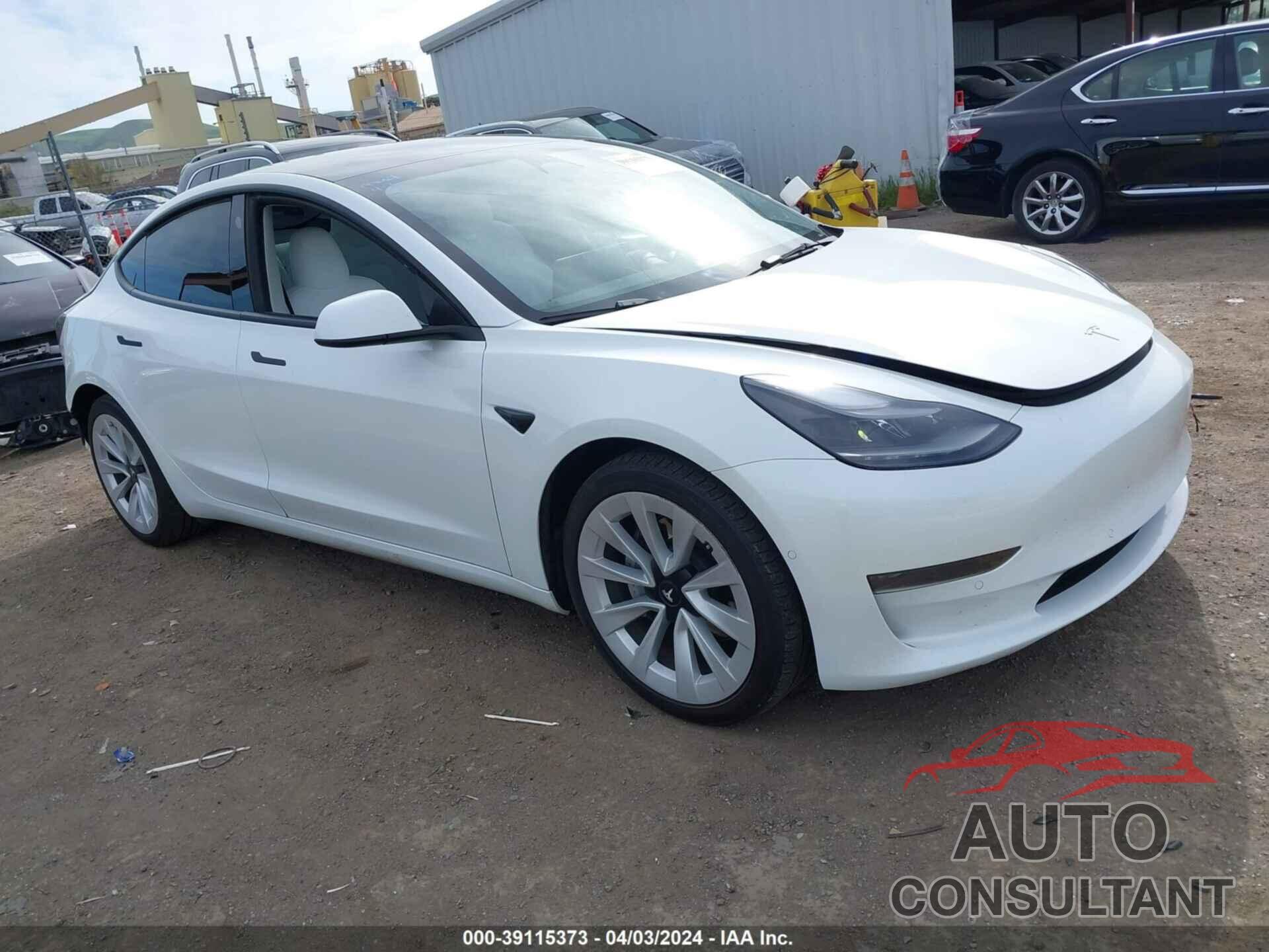TESLA MODEL 3 2022 - 5YJ3E1EA0NF359640