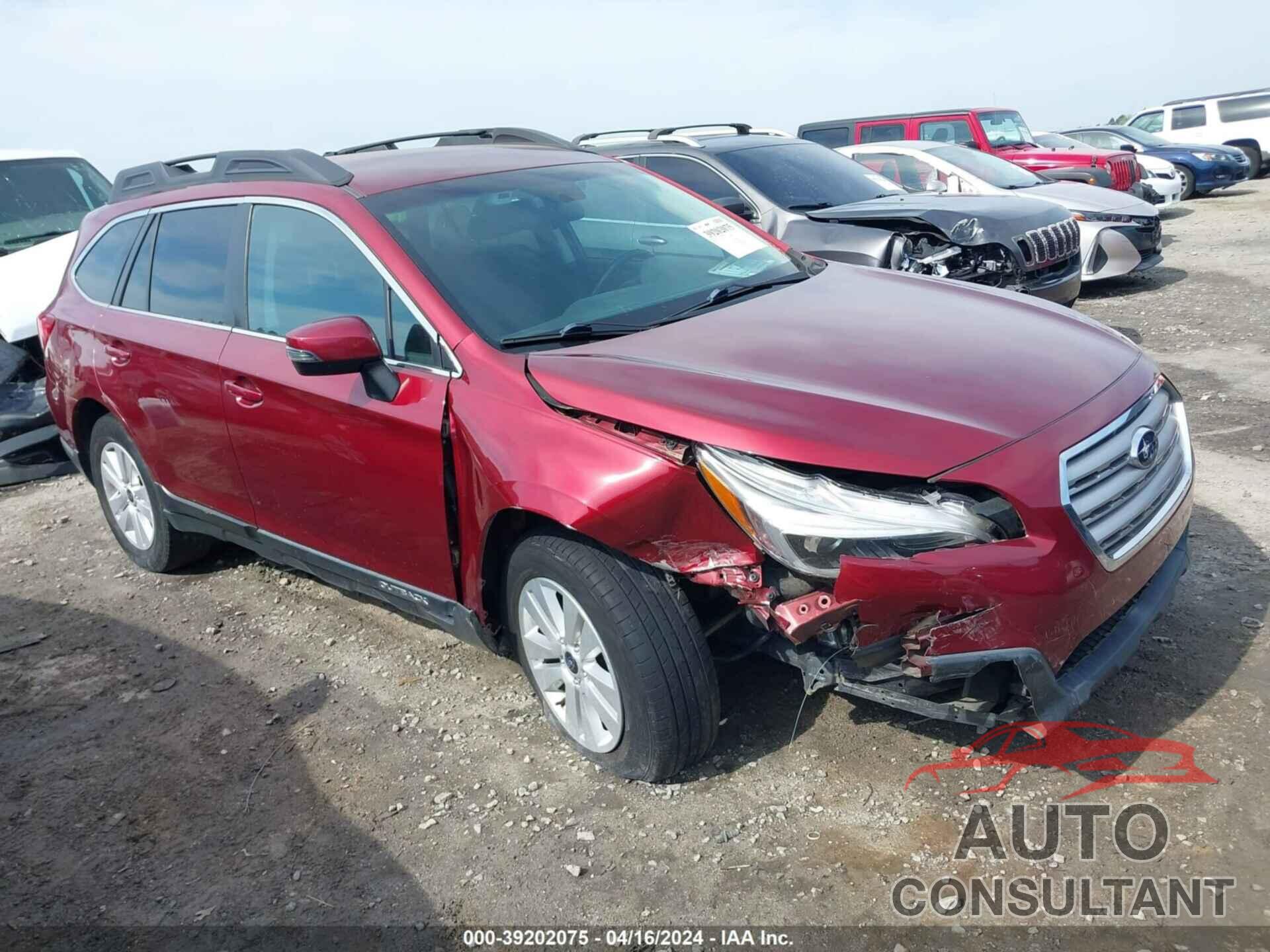 SUBARU OUTBACK 2016 - 4S4BSBFC2G3293355