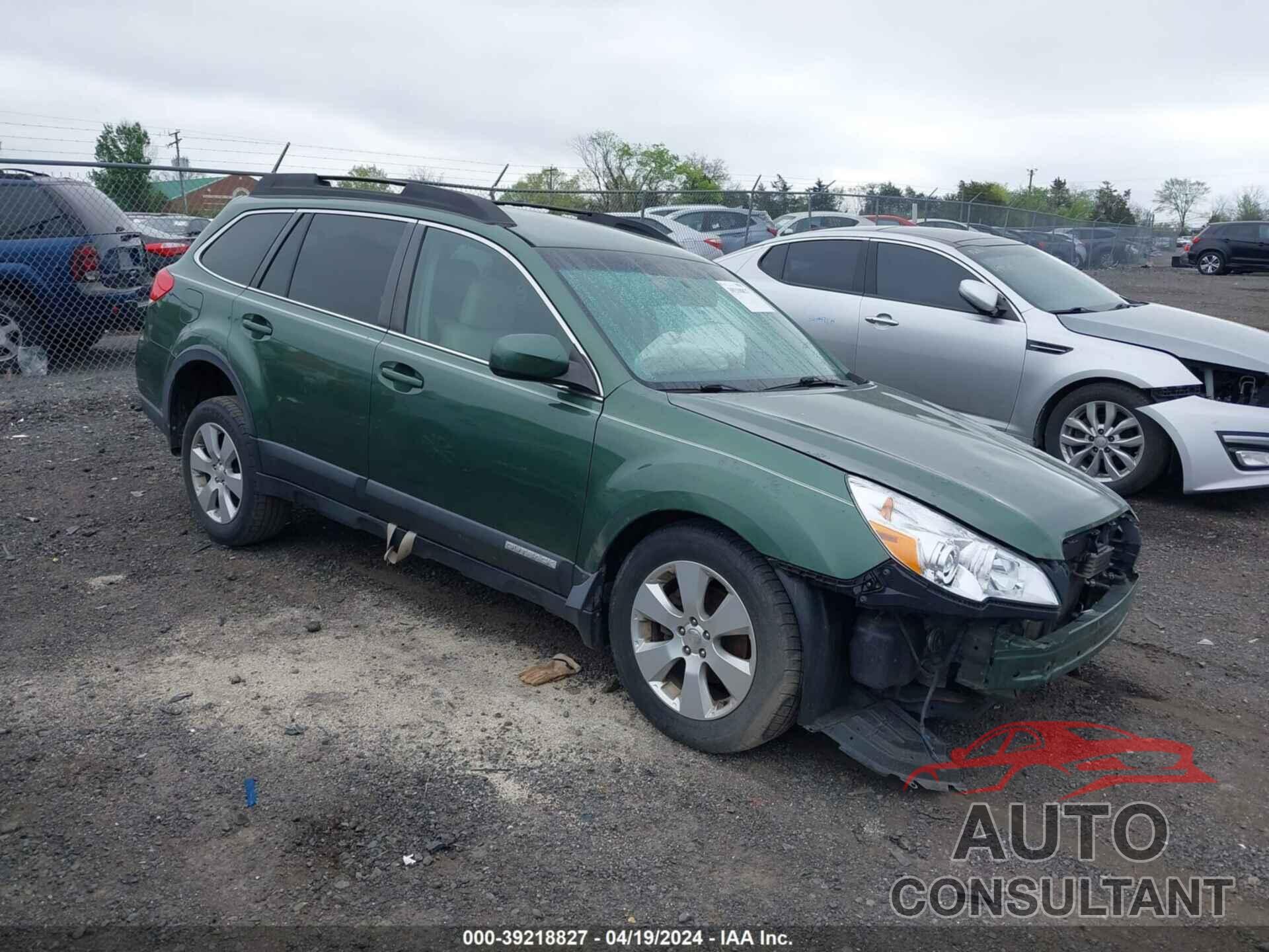 SUBARU OUTBACK 2010 - 4S4BRBCC4A3343633