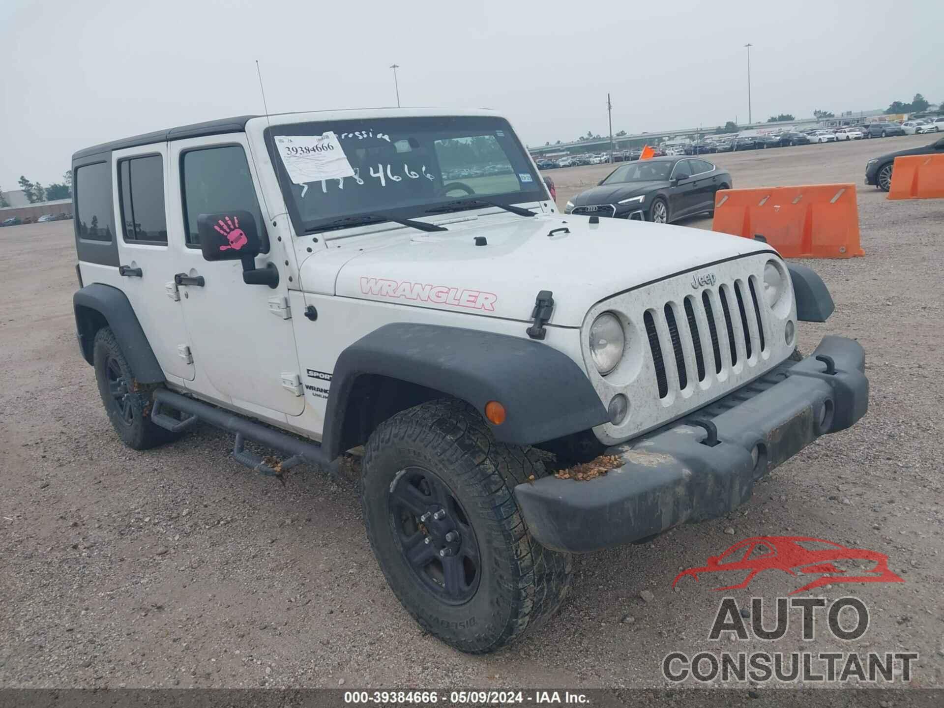 JEEP WRANGLER UNLIMITED 2017 - 1C4BJWDG1HL608734