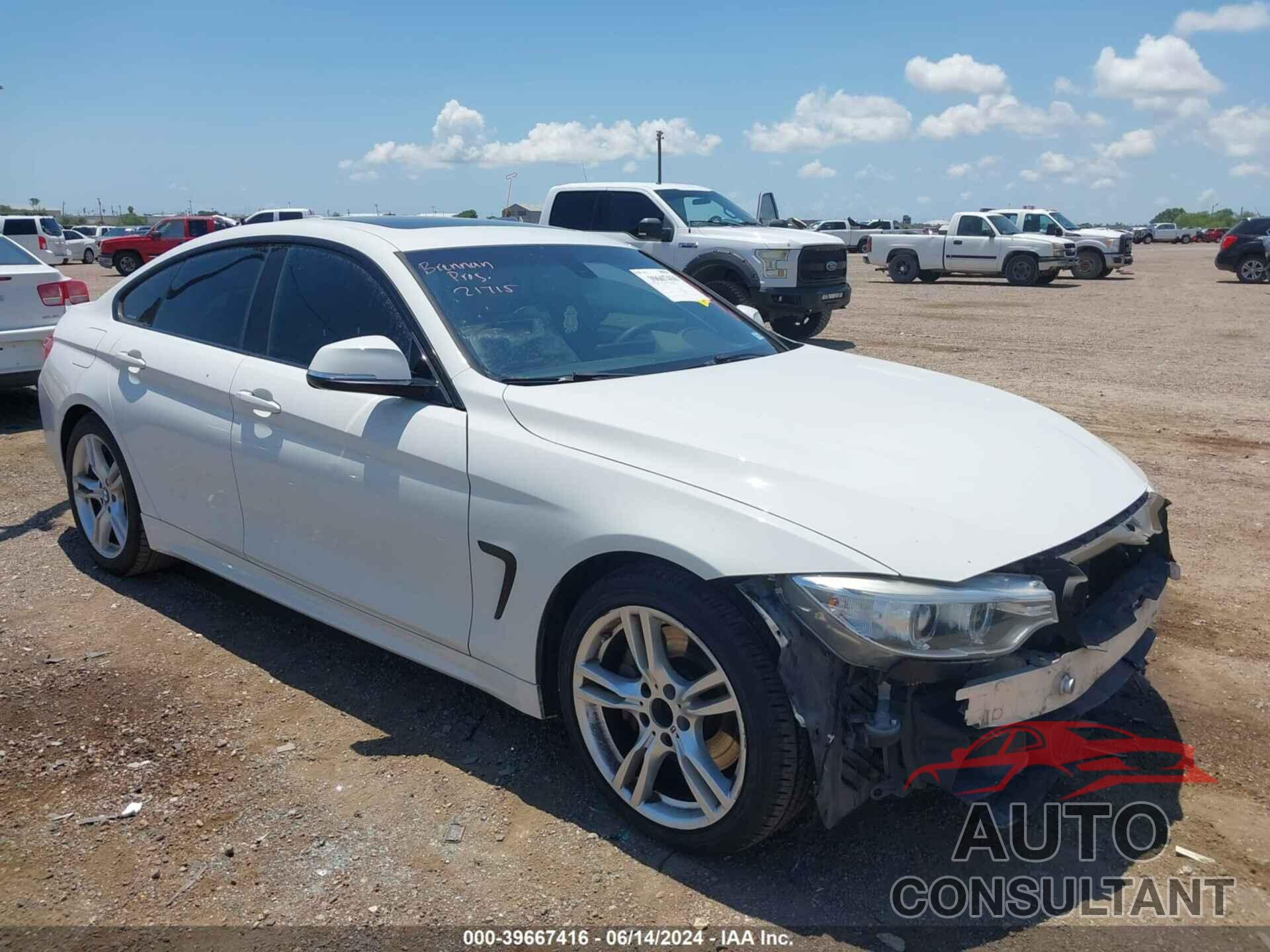 BMW 428I GRAN COUPE 2016 - WBA4A9C58GG695661