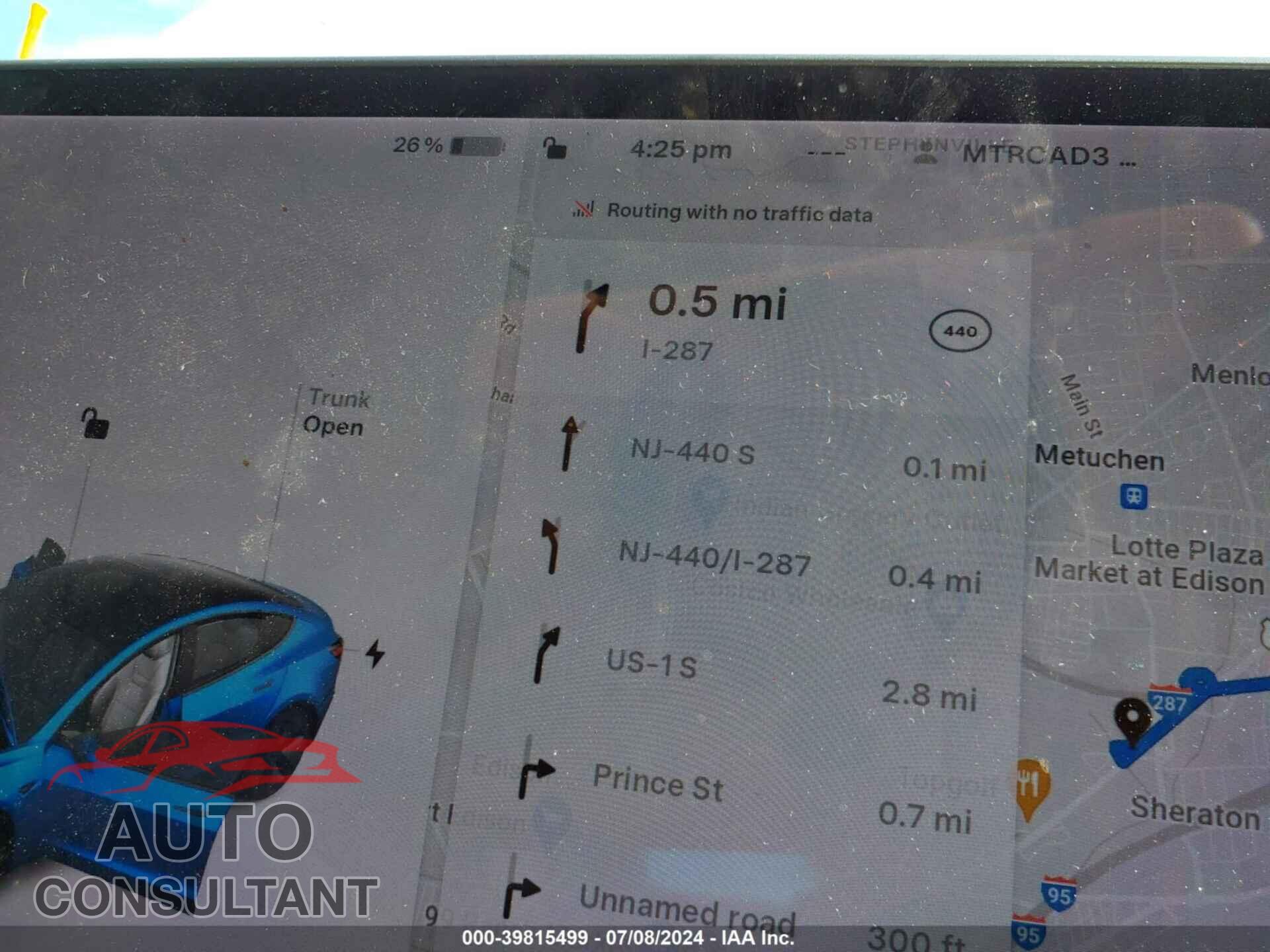 TESLA MODEL 3 2019 - 5YJ3E1EA0KF444974