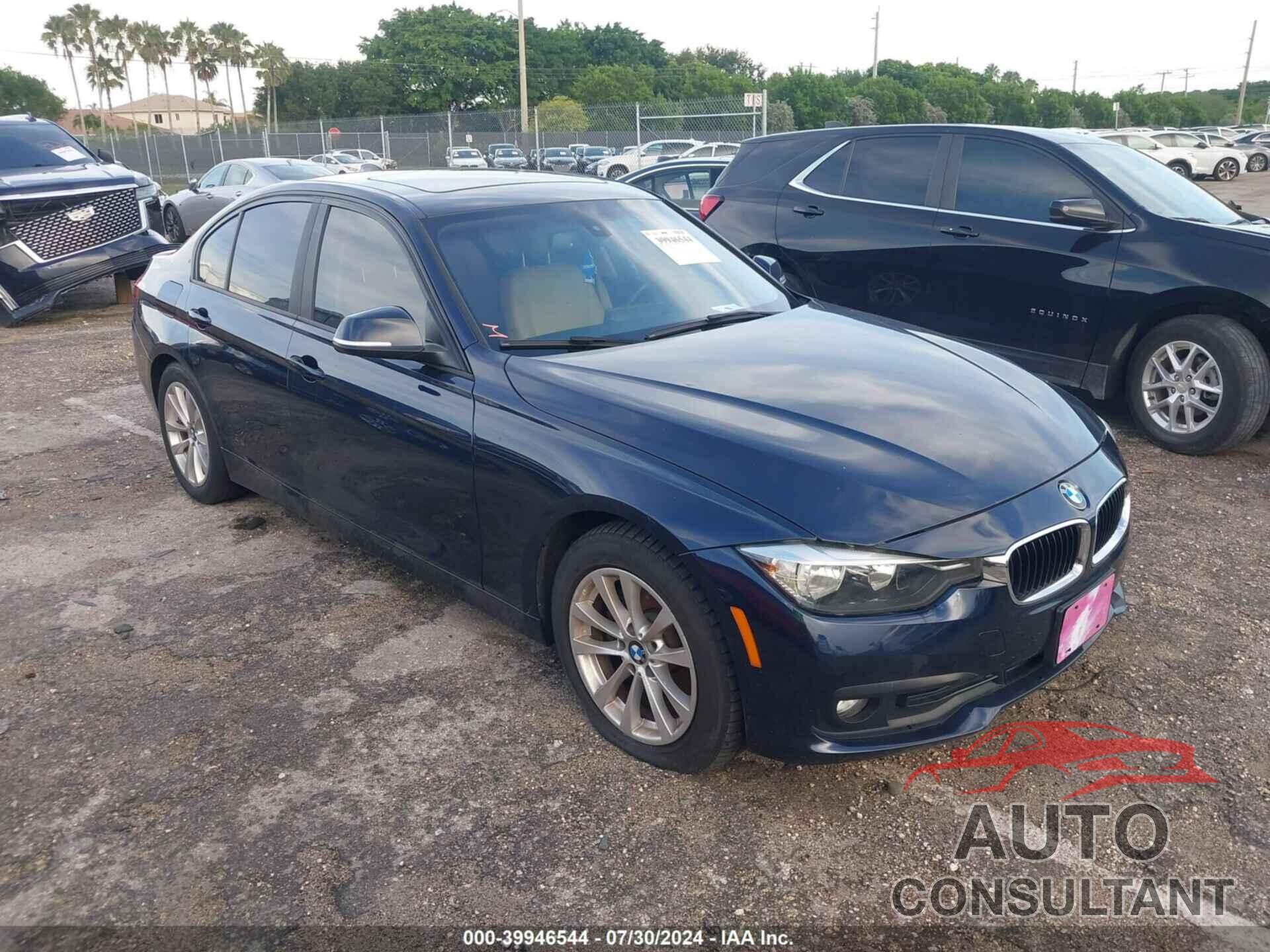 BMW 320I 2017 - WBA8E5G30HNU44573