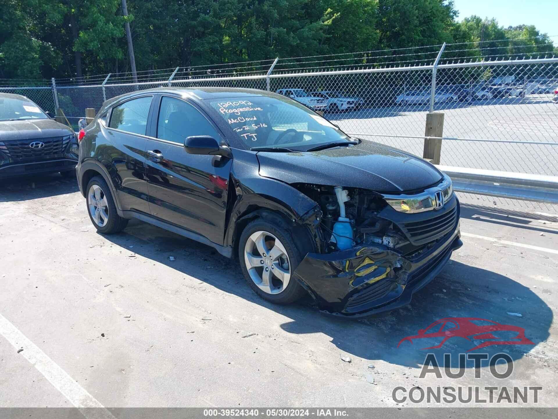 HONDA HR-V 2019 - 3CZRU5H38KG709758