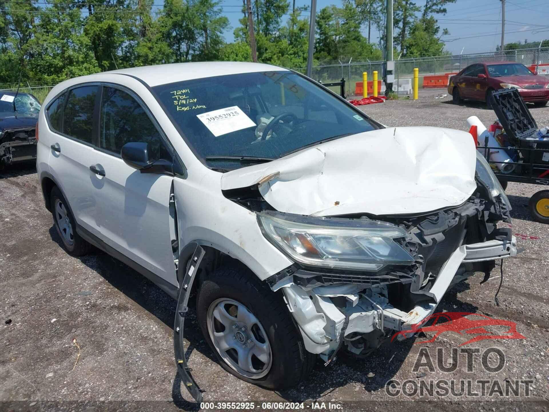 HONDA CR-V 2016 - 5J6RM3H31GL007151