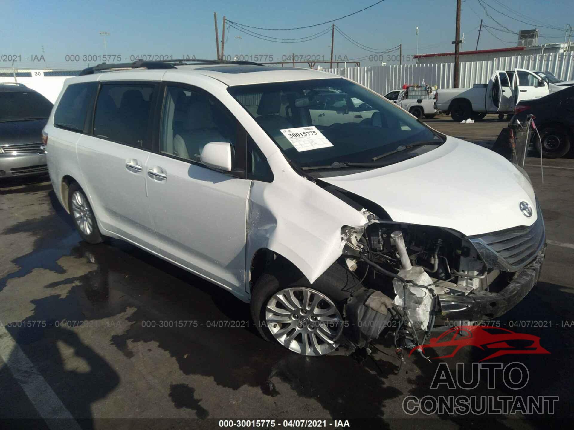 TOYOTA SIENNA 2016 - 5TDYK3DCXGS724787