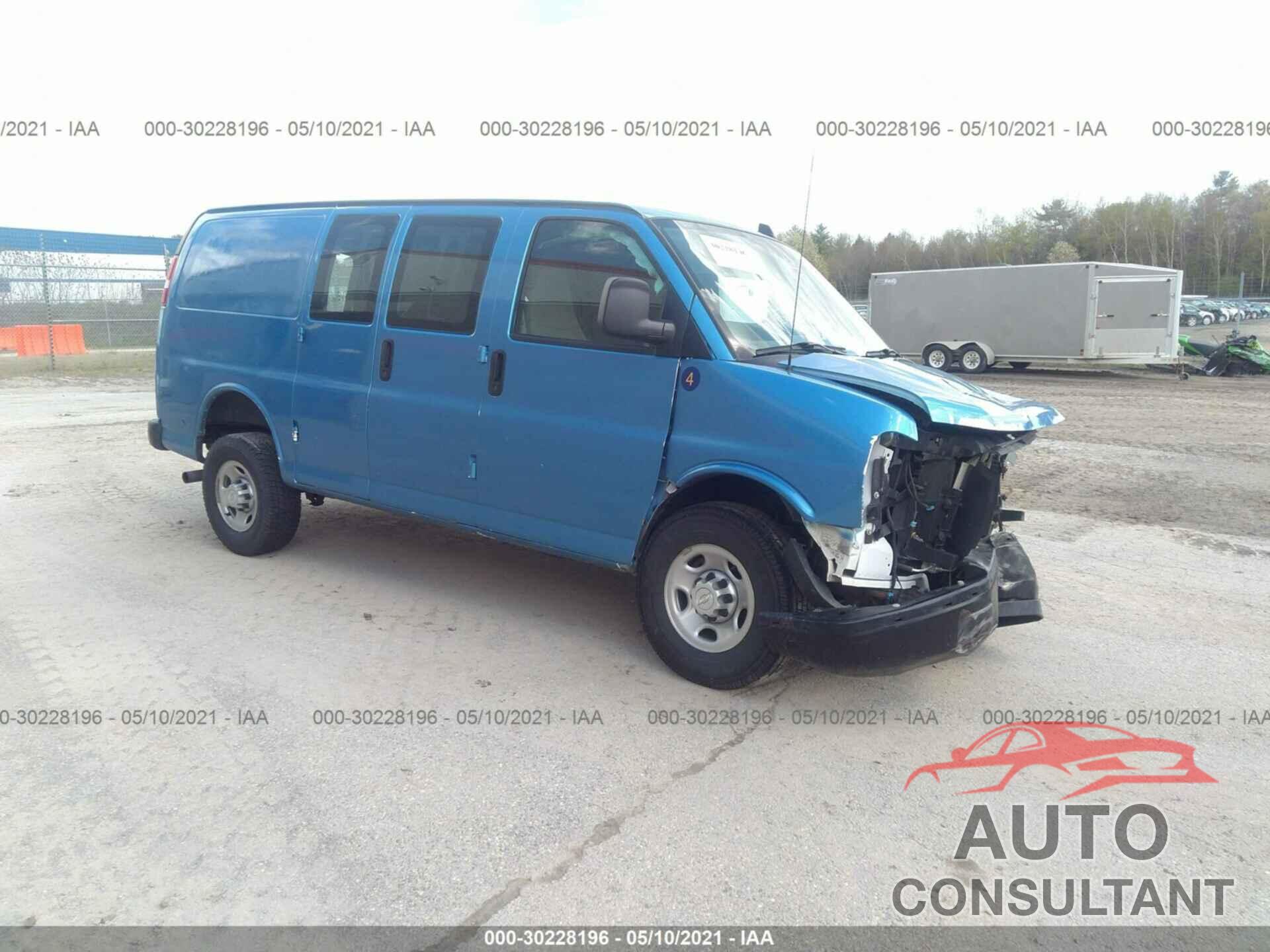 CHEVROLET EXPRESS CARGO VAN 2019 - 1GCZGGFB1K1180347