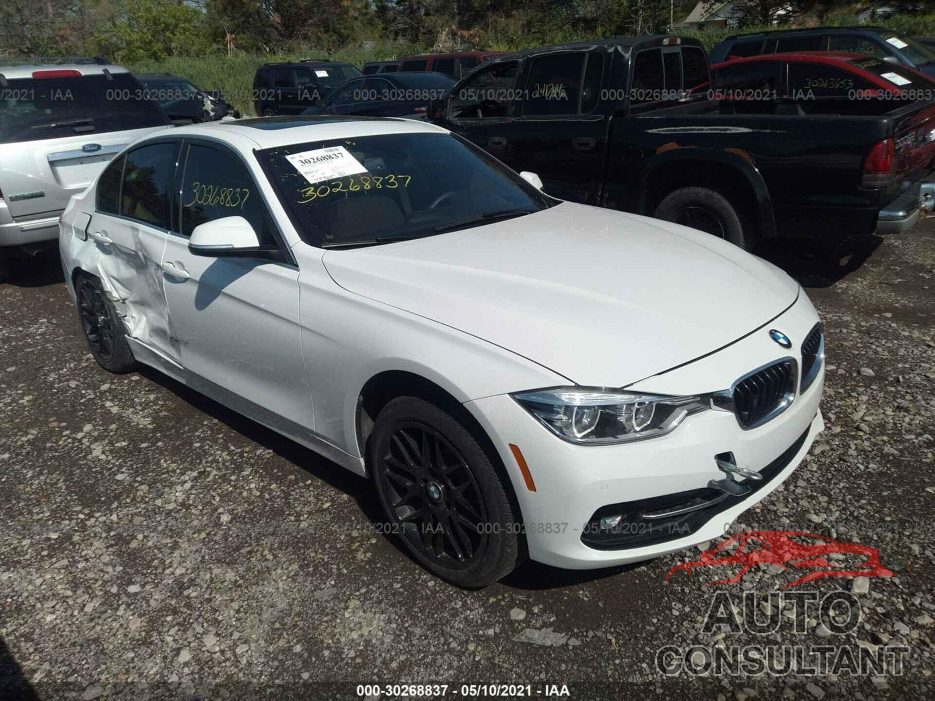 BMW 3 SERIES 2017 - WBA8D9G36HNU65227
