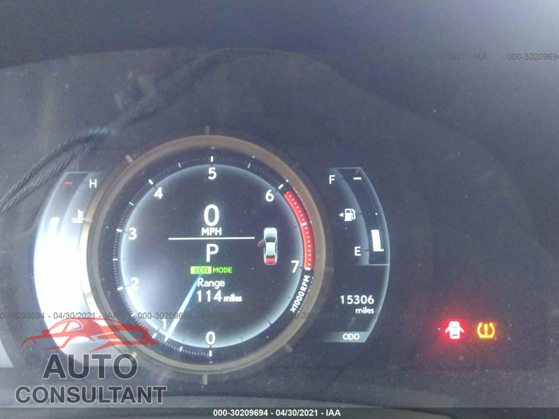 LEXUS IS 2019 - JTHBA1D26K5092047
