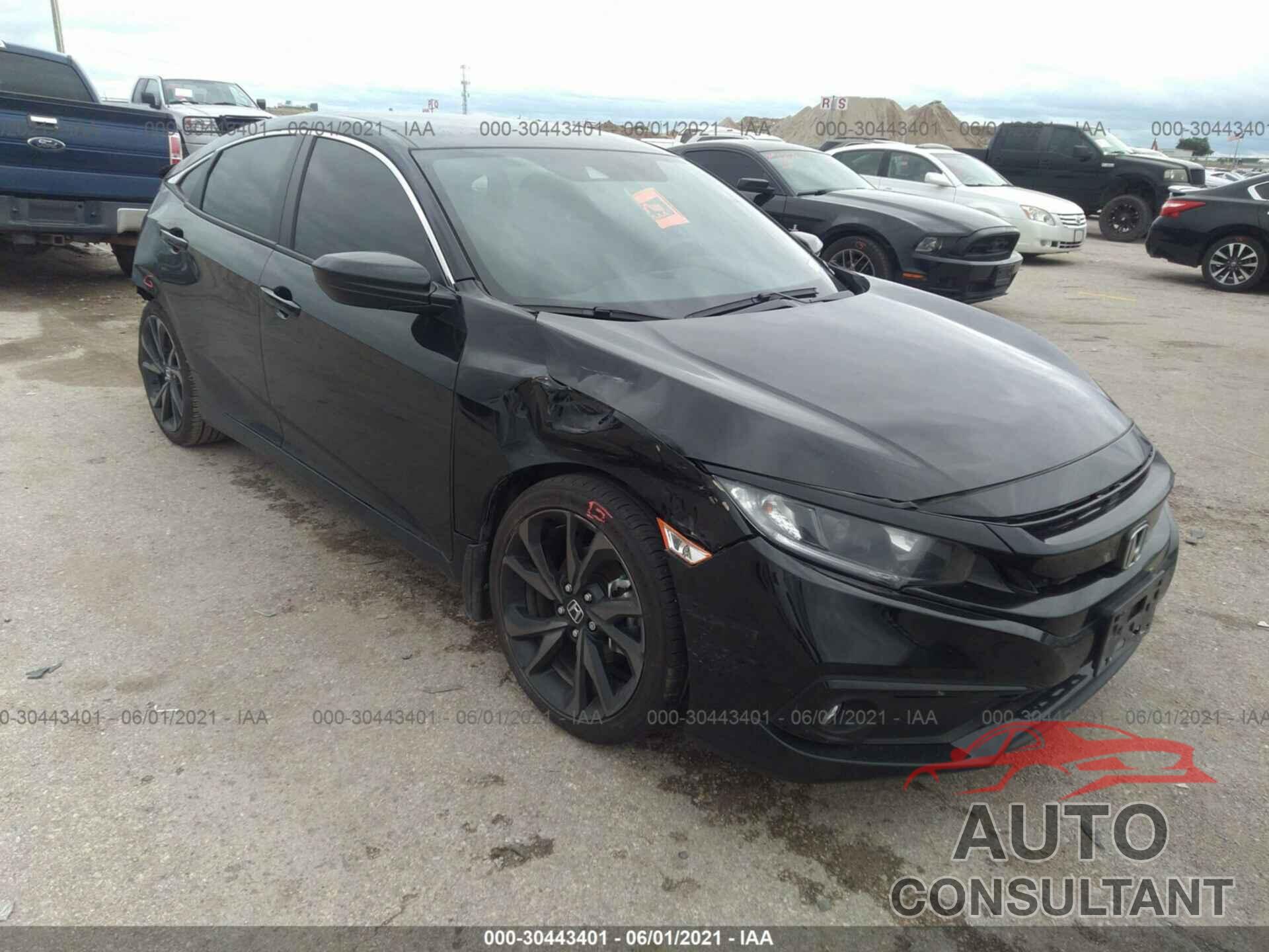 HONDA CIVIC SEDAN 2019 - 19XFC2F82KE041153