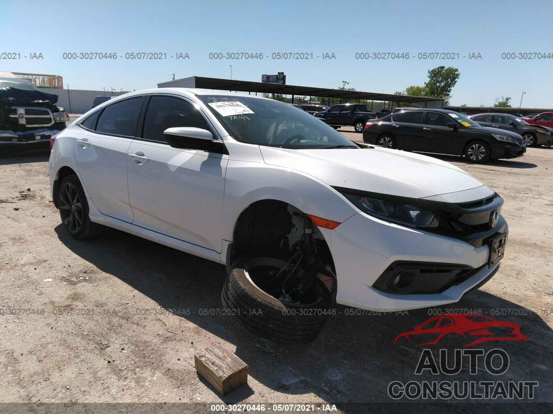 HONDA CIVIC SEDAN 2020 - 19XFC2F8XLE017037